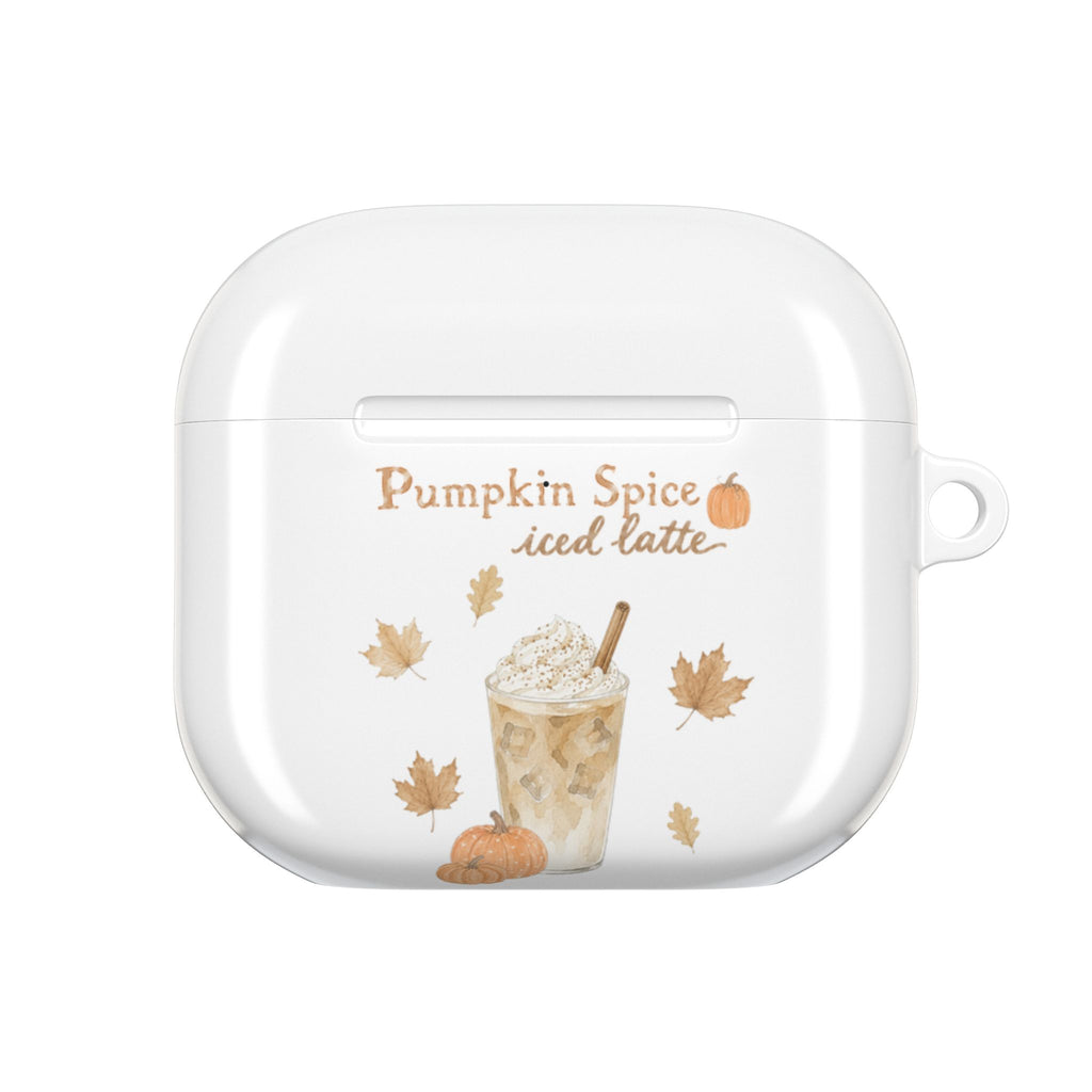 PUMPKIN SPICE ICED LATTE AIRPOD CASE