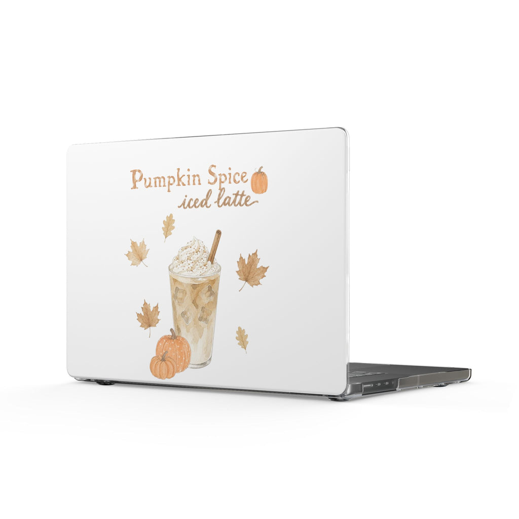 PUMPKIN SPICE ICED LATTE MACBOOK COVERS