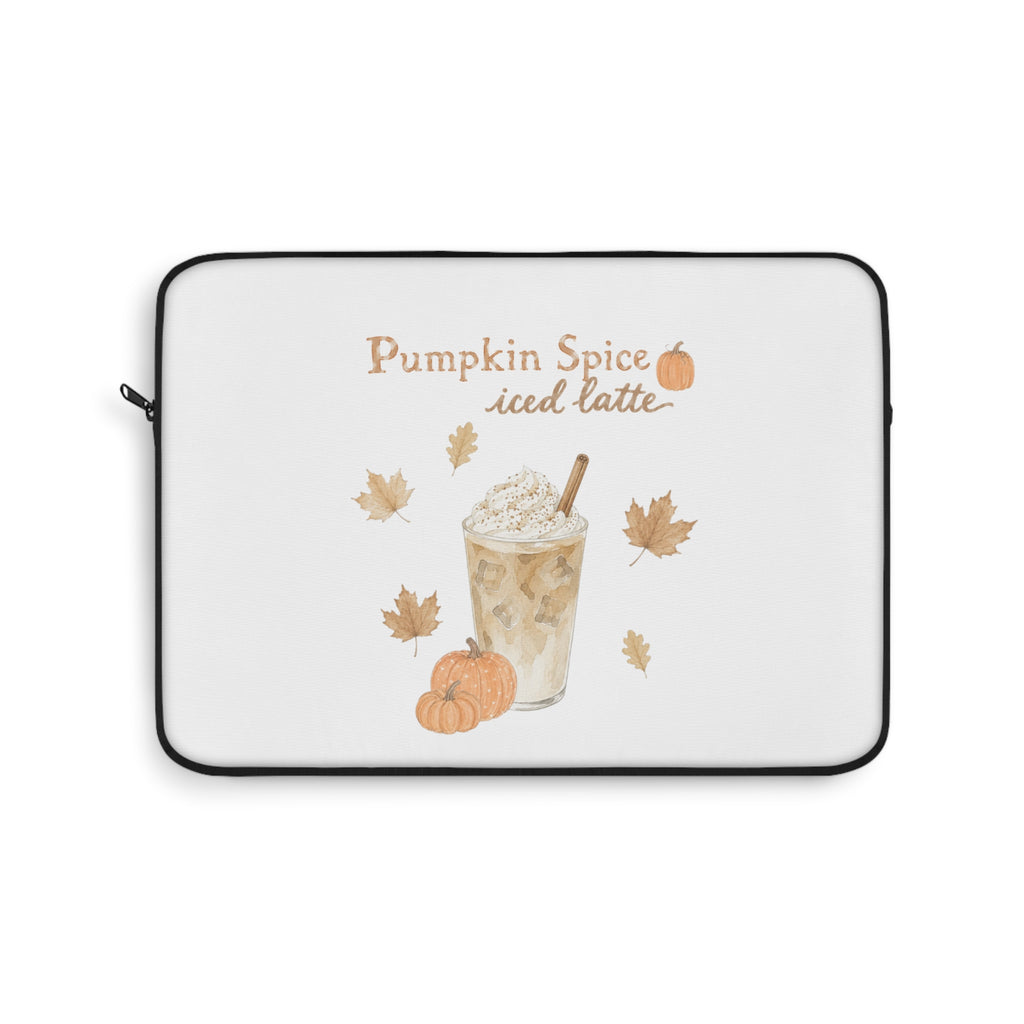 PUMPKIN SPICE ICED LATTE KINDLE IPAD & LAPTOP SLEEVE