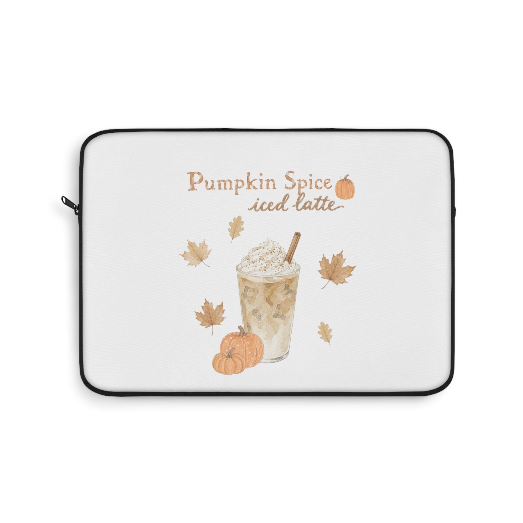 PUMPKIN SPICE ICED LATTE KINDLE IPAD & LAPTOP SLEEVE