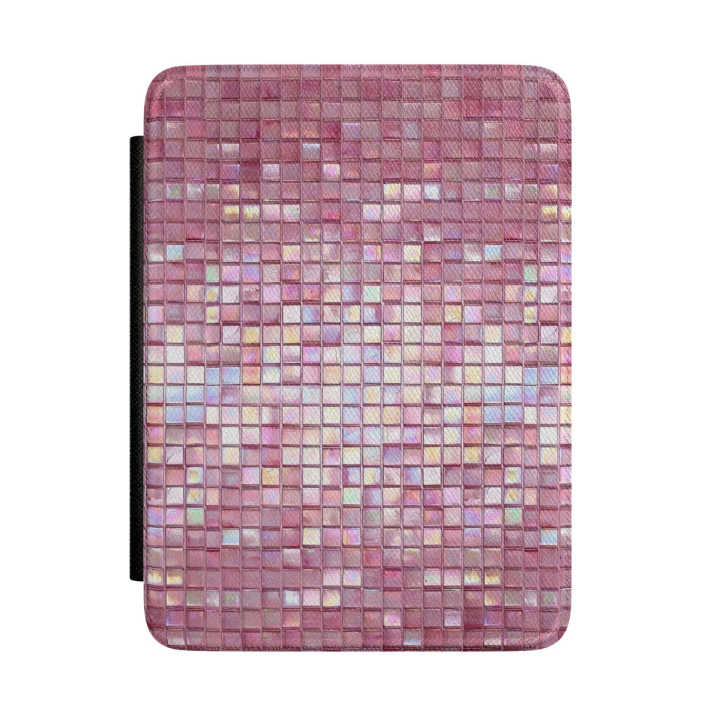 PINK MOSAIC KINDLE CASE HARDCOVER