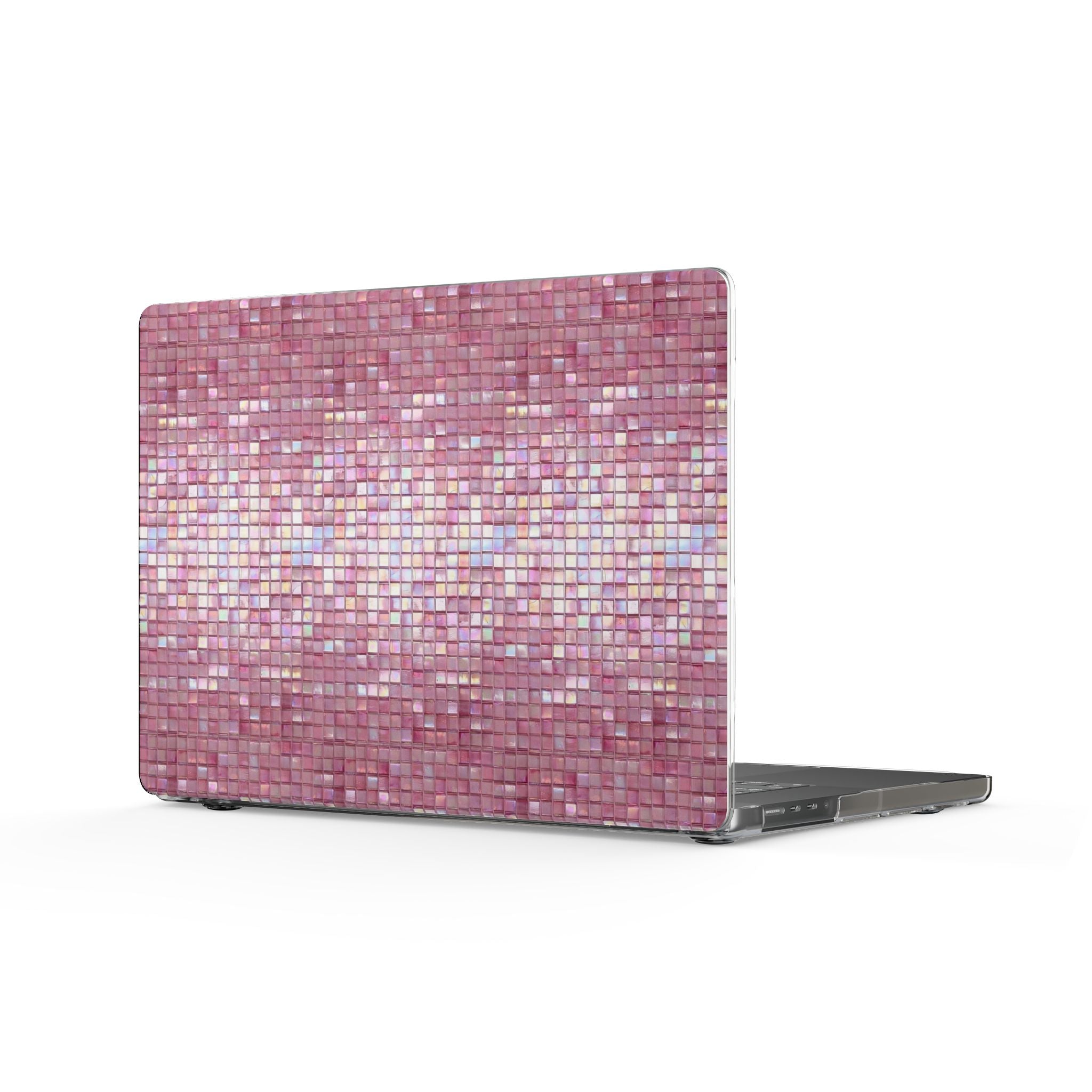 PINK MOSAIC HARD SHELL MACBOOK COVERS