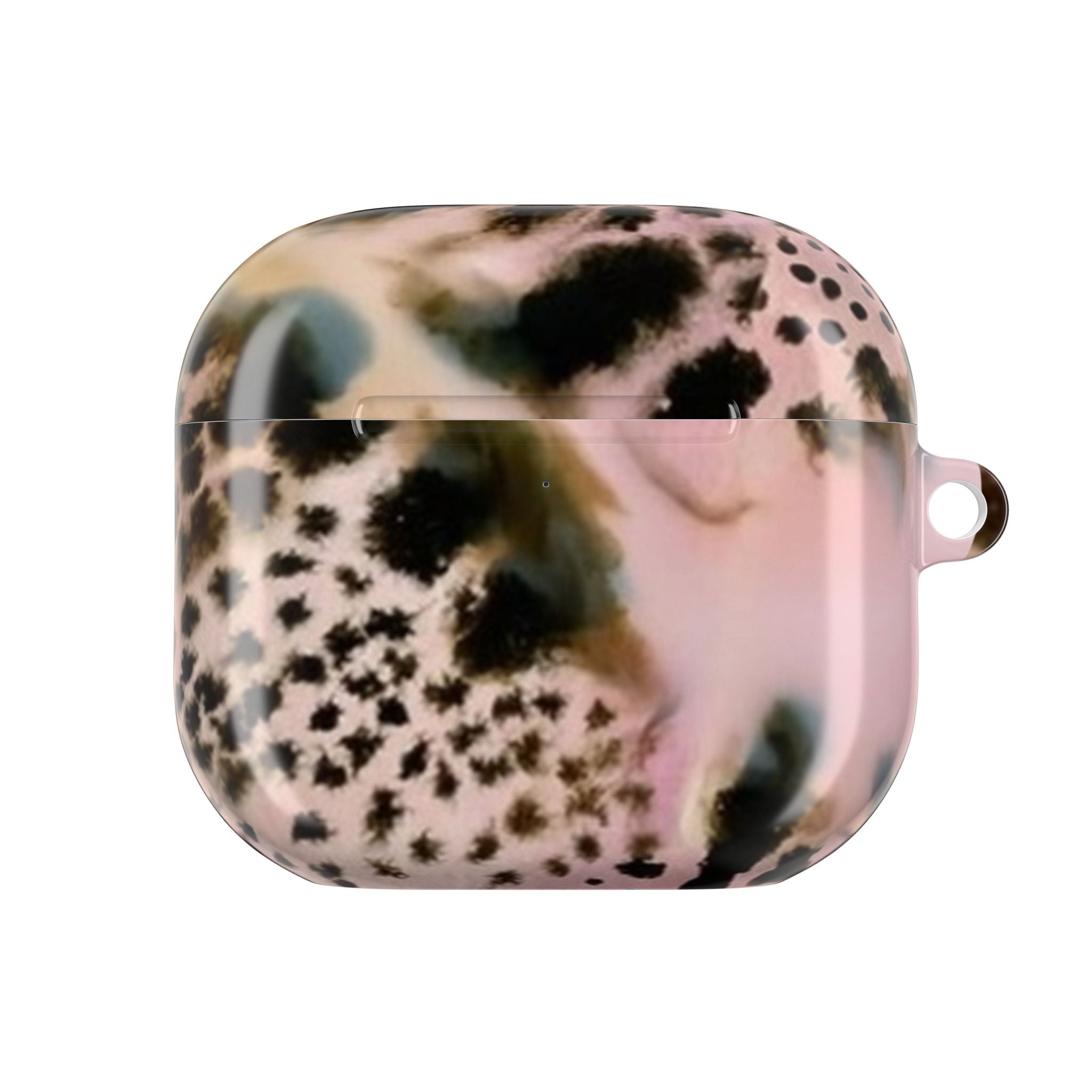 PINK CHEETAH ANIMAL PRINT AIRPOD CASE