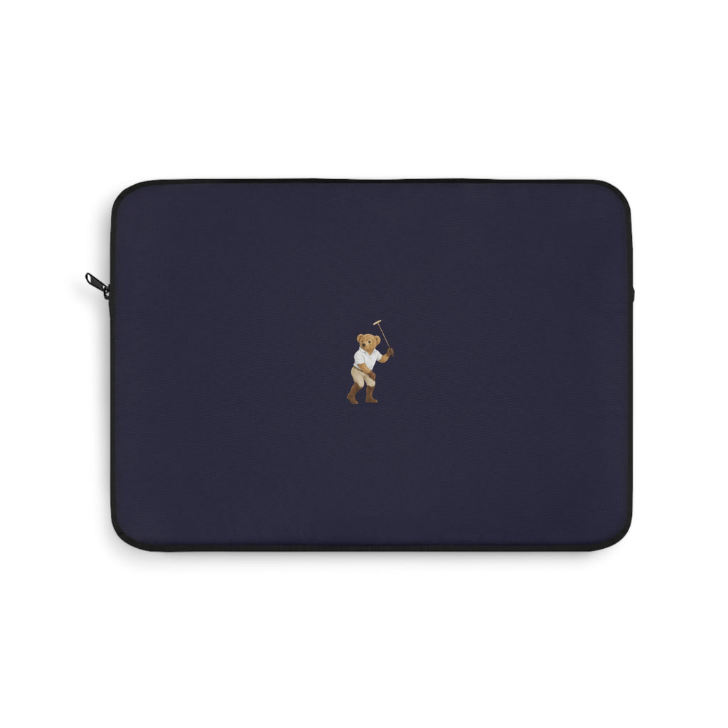 NAVY BLUE BEAUMONT TEDDY BEAR KINDLE IPAD & LAPTOP SLEEVE