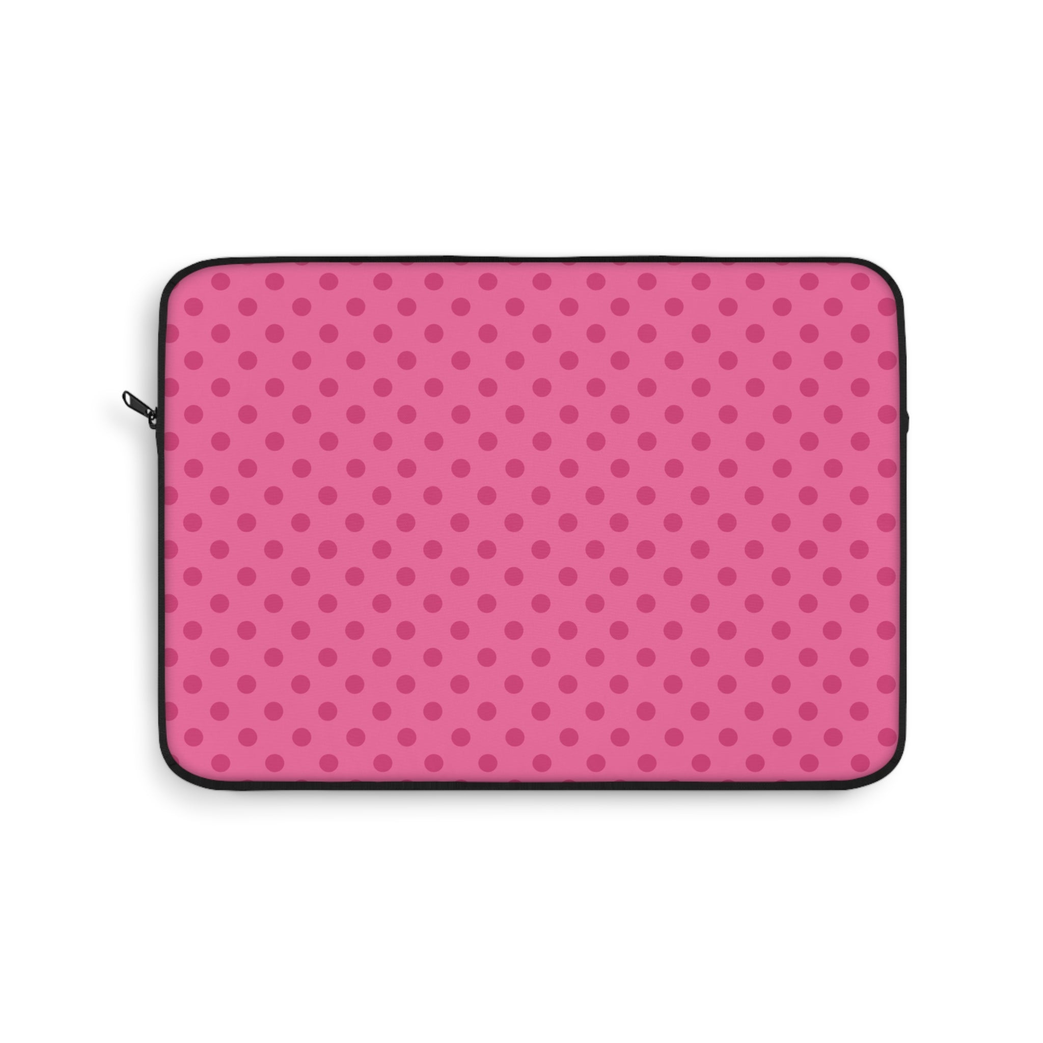 BUBBLEGUM PINK POLKA DOTS KINDLE IPAD & LAPTOP SLEEVE
