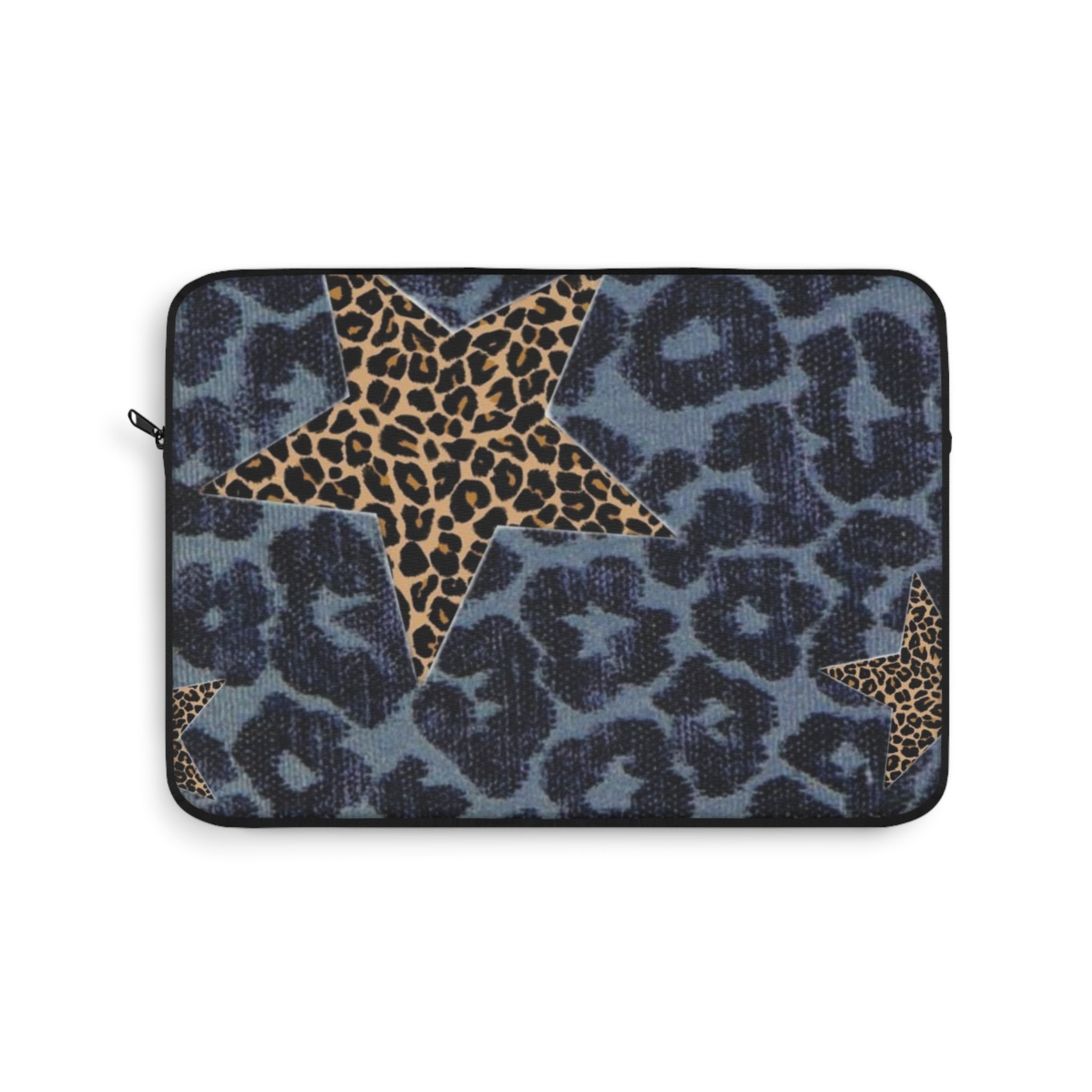 BLUE LEOPARD STARS KINDLE IPAD & LAPTOP SLEEVE