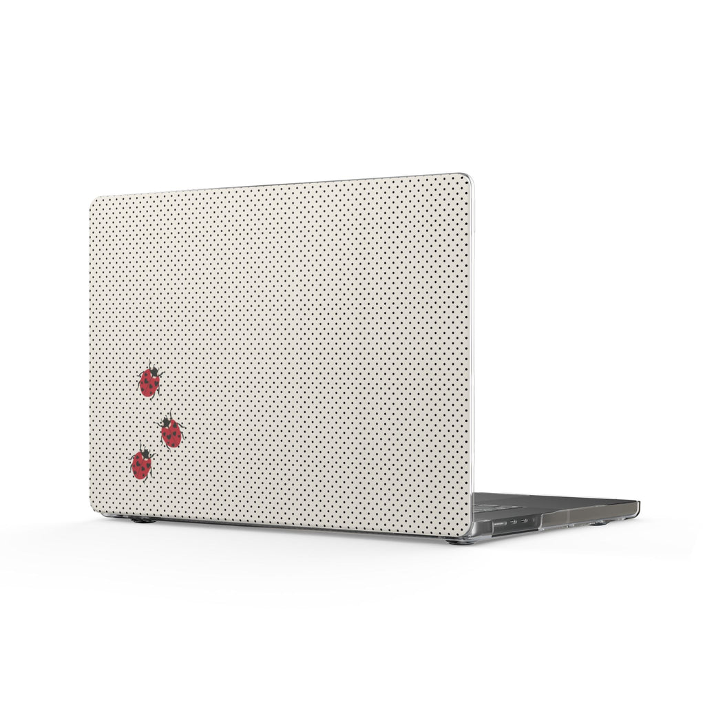 POLKA DOTS LADYBUGS COQUETTE SHELL MACBOOK COVERS