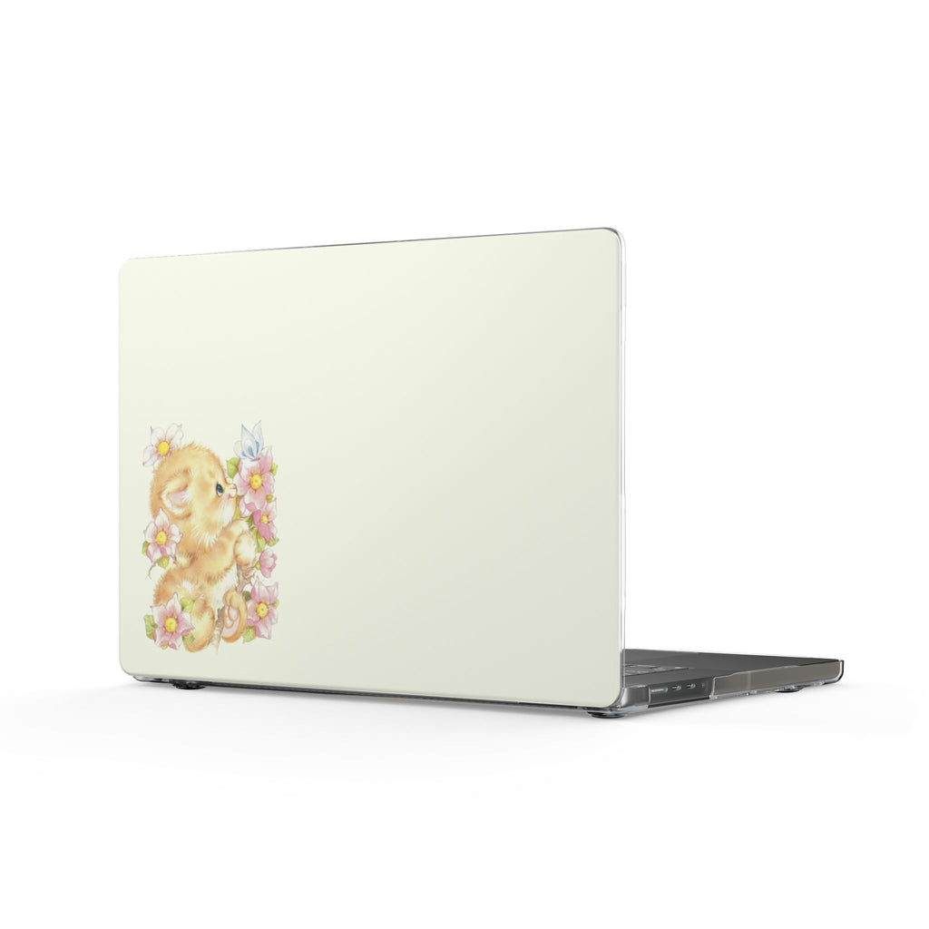 PETAL GARDEN KITTY MACBOOK COVERS