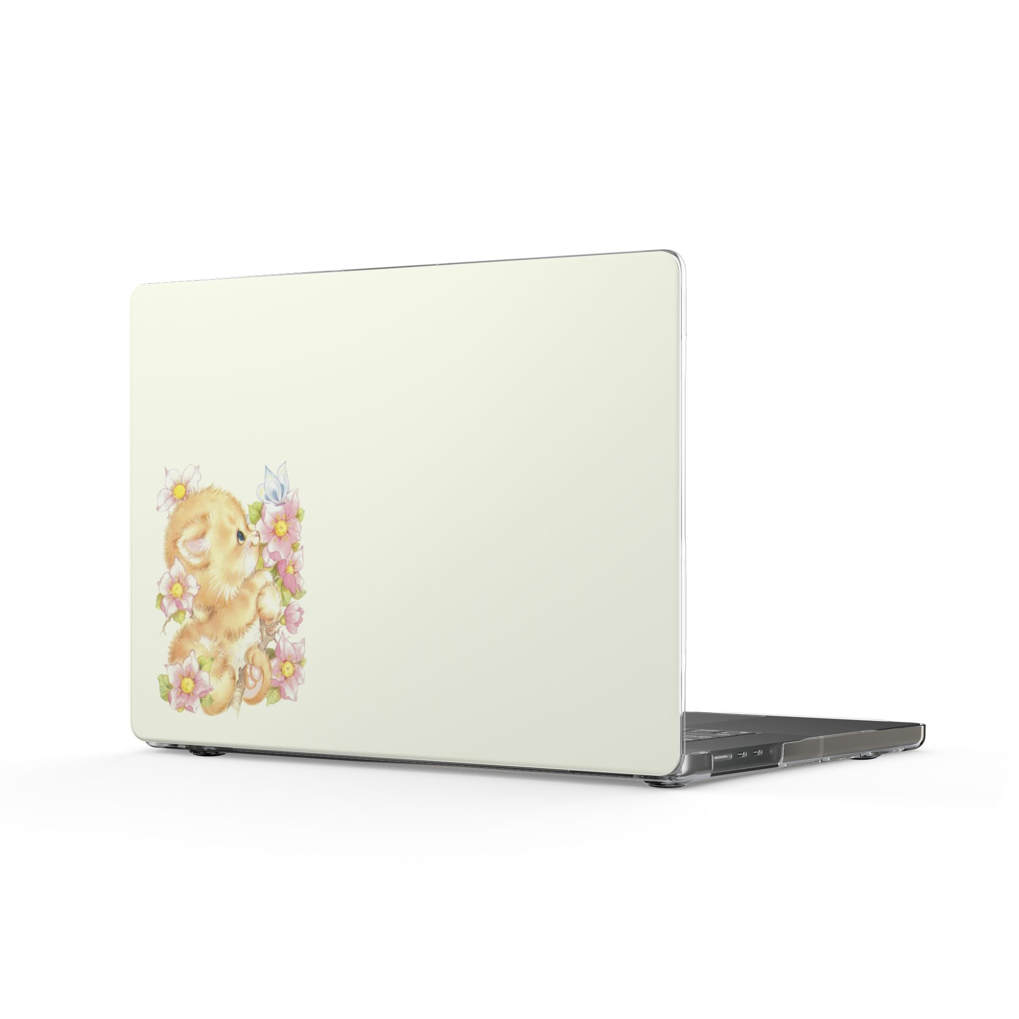 PETAL GARDEN KITTY MACBOOK COVERS