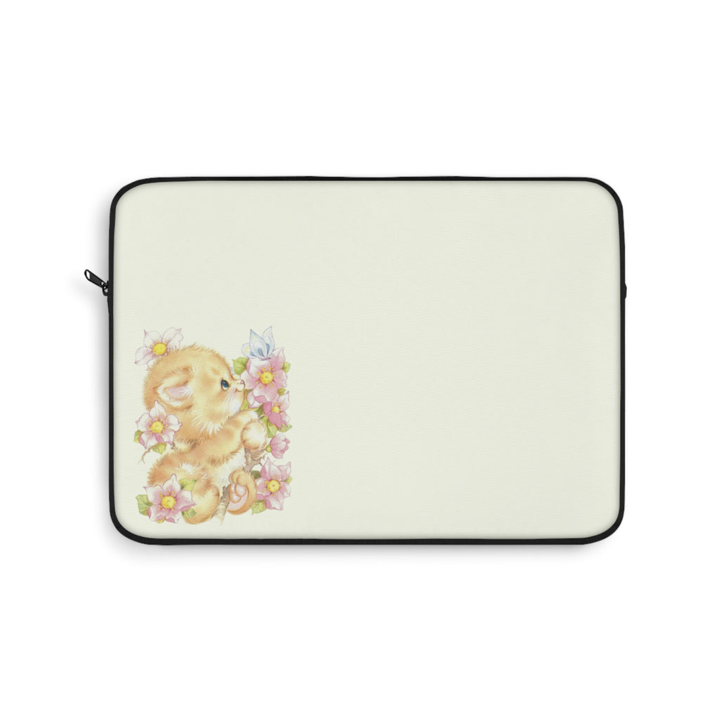 PETAL GARDEN KITTY KINDLE IPAD & LAPTOP SLEEVE