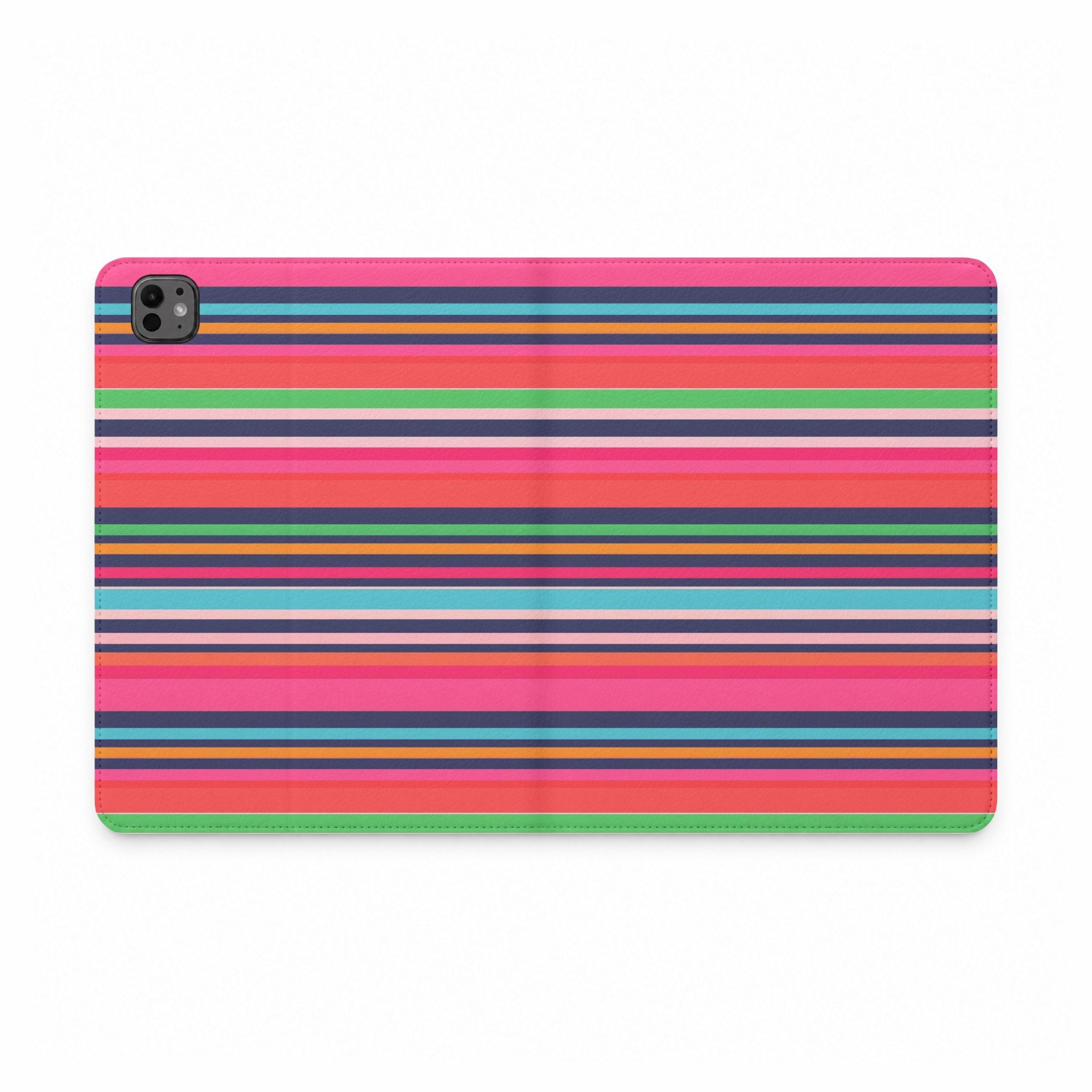SAVANNAH STRIPES IPAD TABLET FOLIO CASE