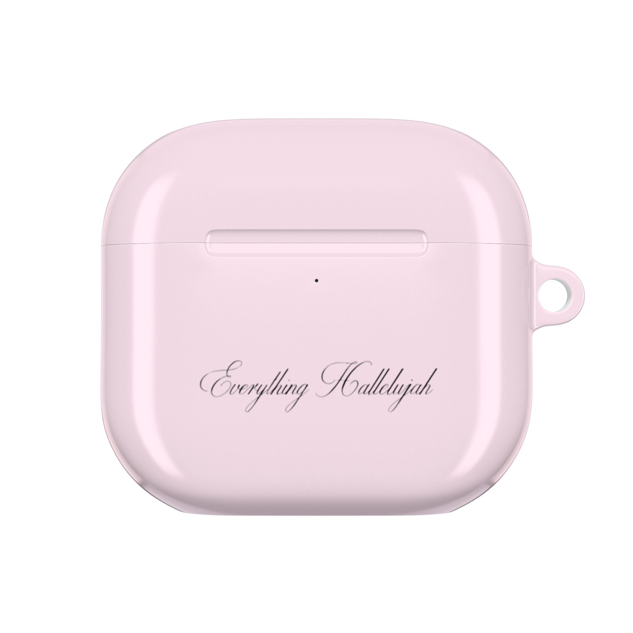 PINK EVERYTHING HALLELUJAH AIRPOD CASE