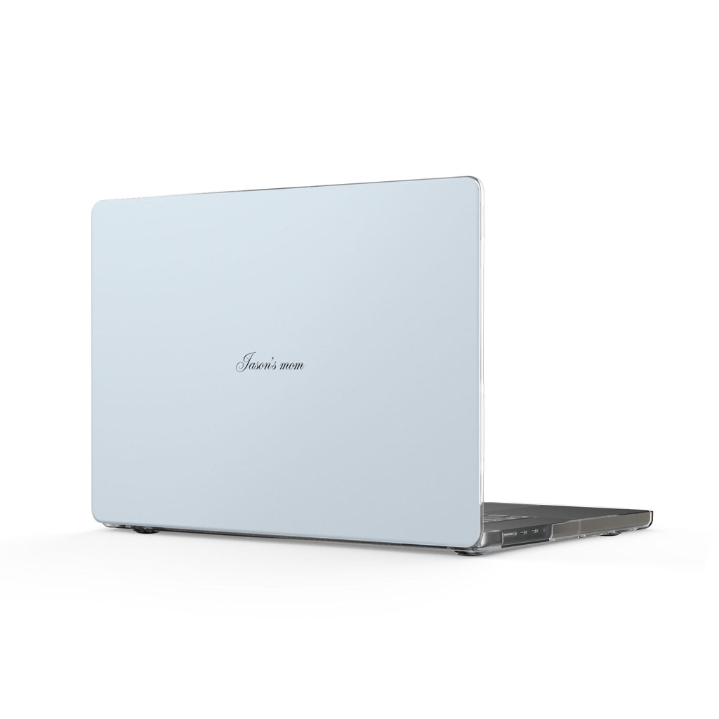 PERSONALIZED NAME CUSTOM BABY BLUE MACBOOK COVERS