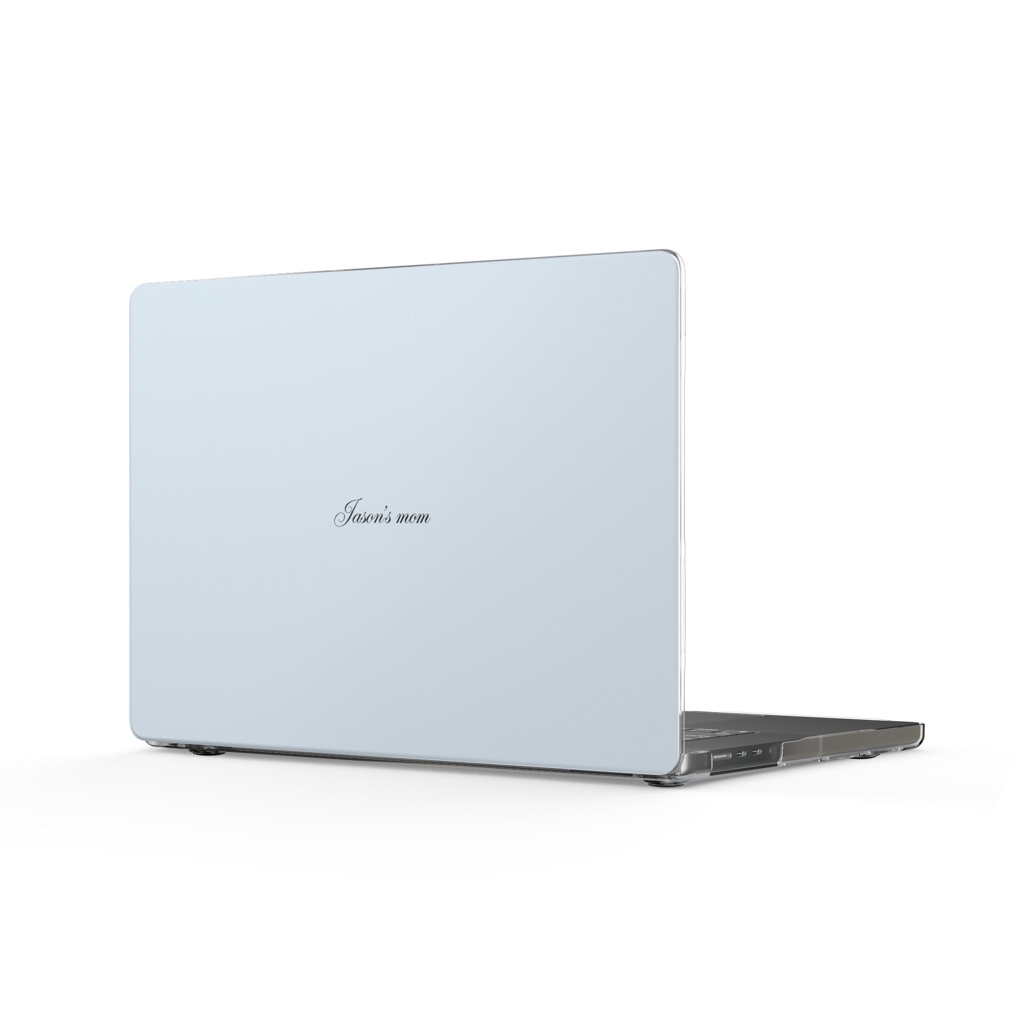 PERSONALIZED NAME CUSTOM BABY BLUE MACBOOK COVERS