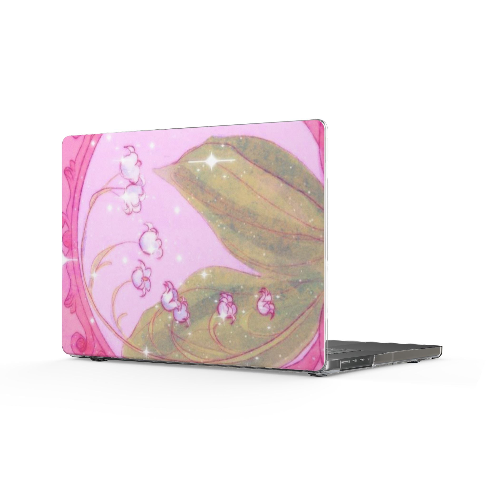 PINK FAIRYTALE FLORAL MACBOOK COVERS