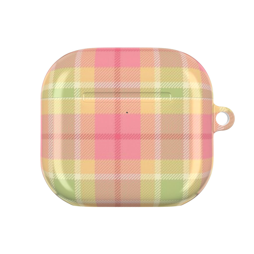 GUAVA PLAID AIRPOD CASE
