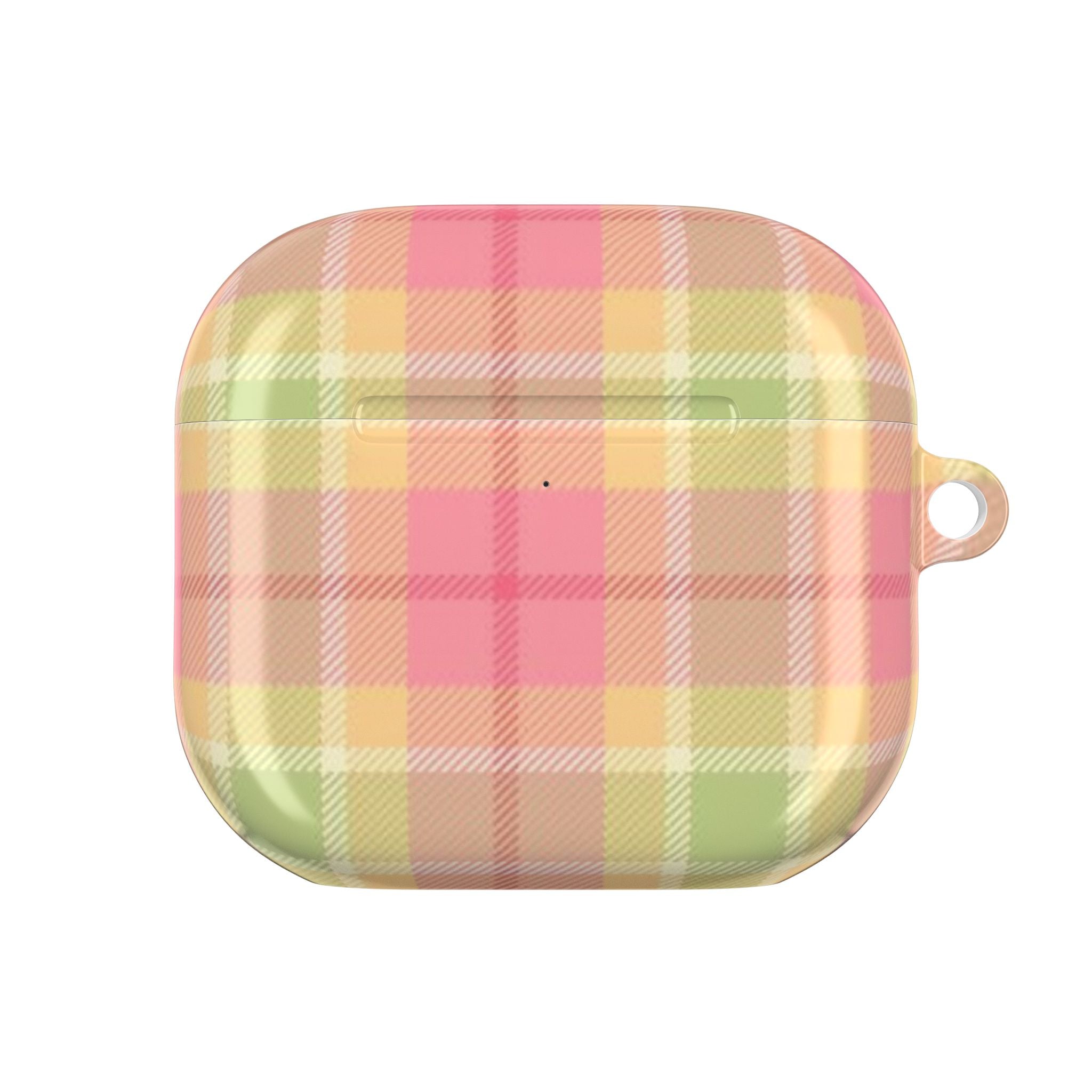 GUAVA PLAID AIRPOD CASE