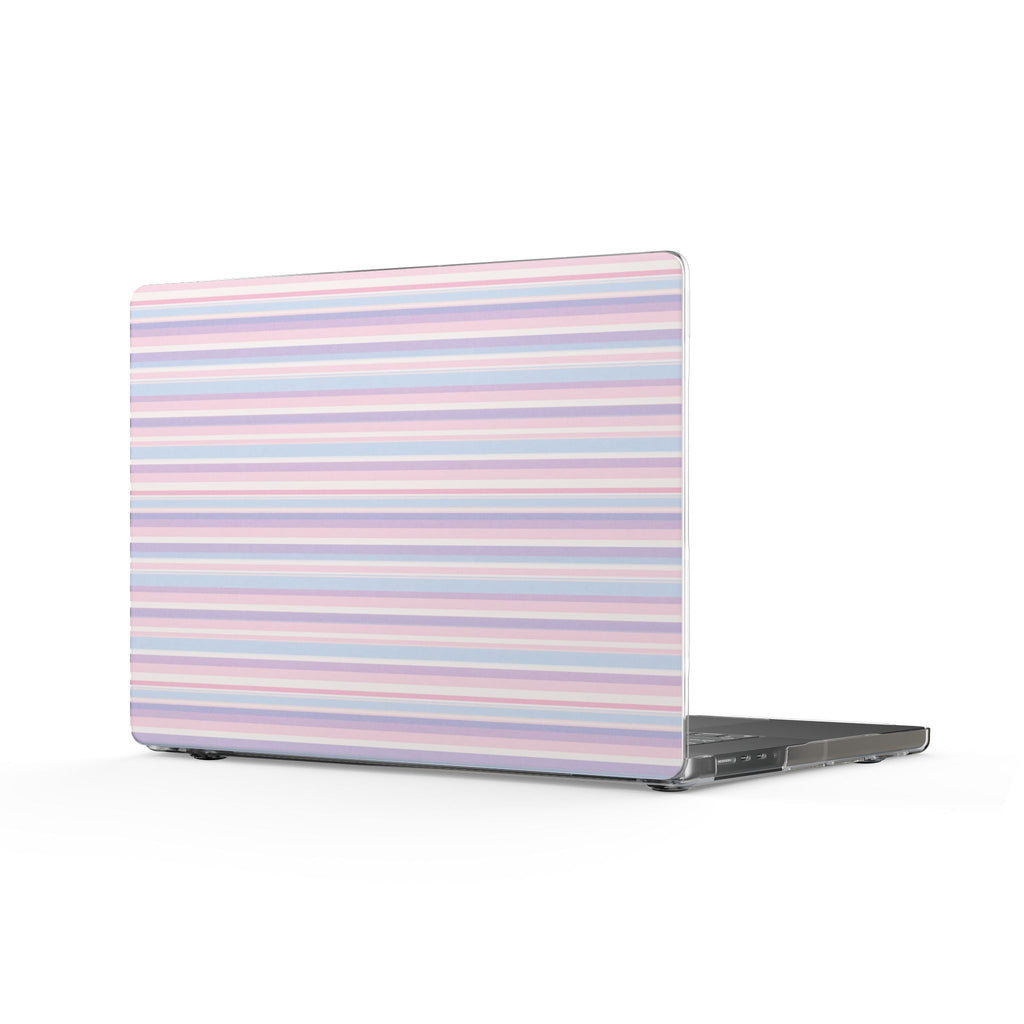 MILKSHAKE PINK STRIPES MACBOOK COVERS