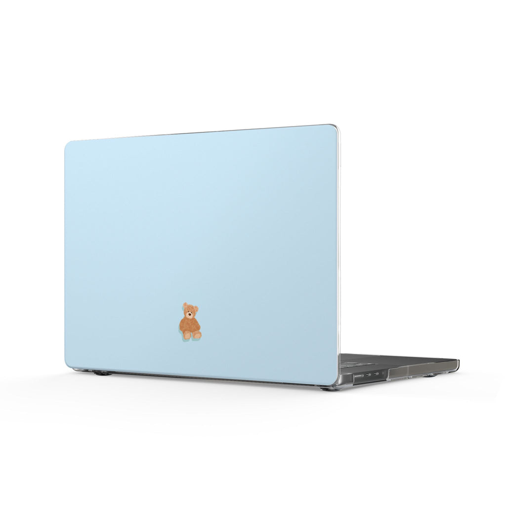 BABY BLUE TEDDY BEAR MACBOOK COVERS