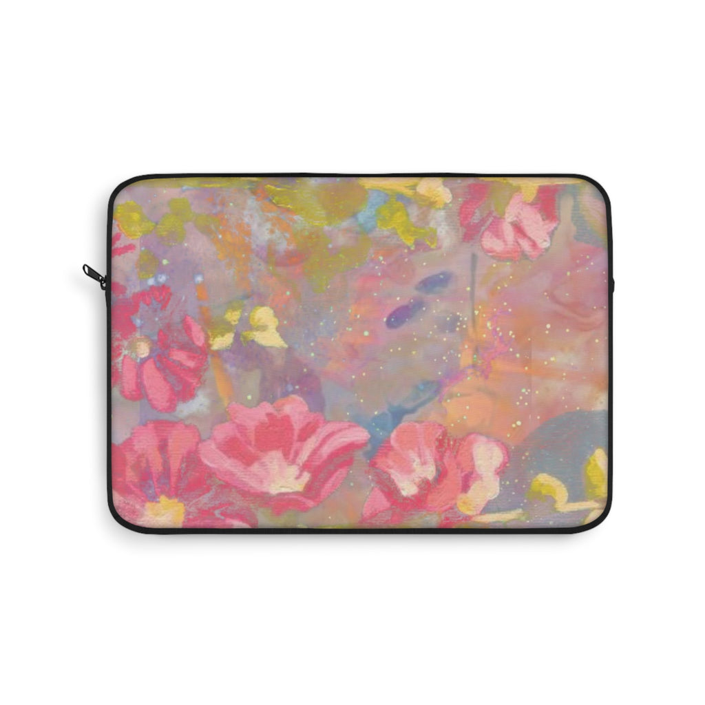PINK WHIMSY PRISM FLORAL KINDLE IPAD & LAPTOP SLEEVE