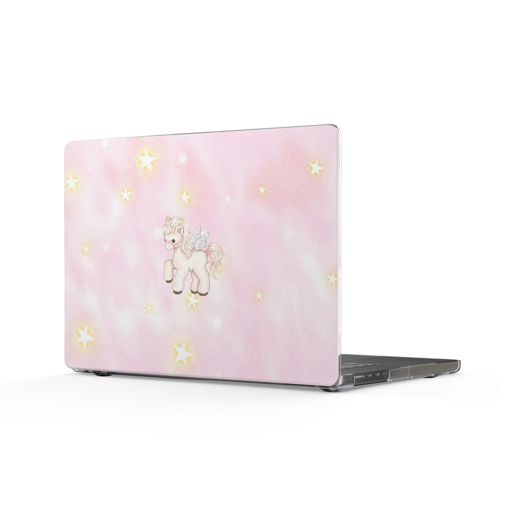 PINK ANGEL WINGS PONY UNICORN MACBOOK COVERS