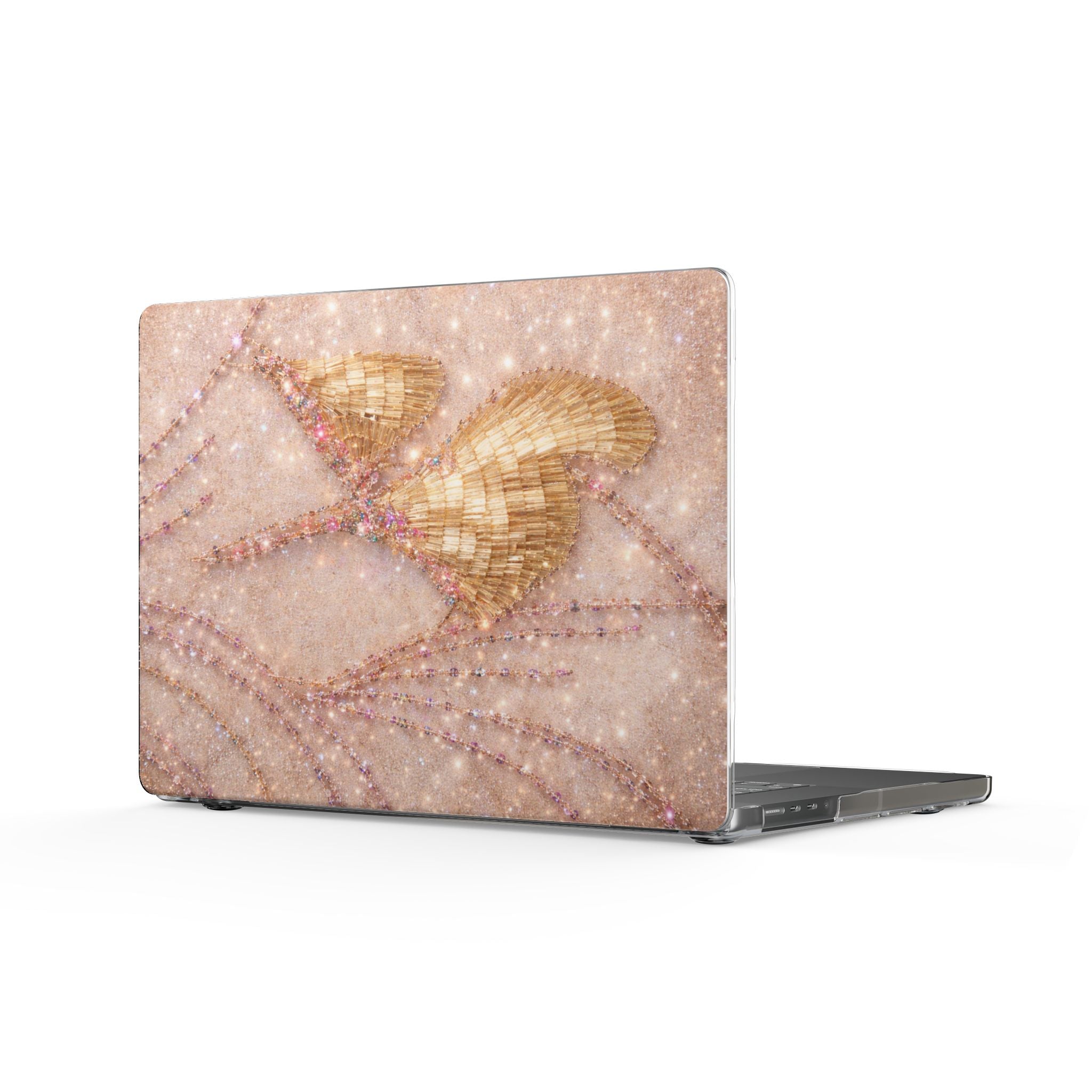 SEQUIN ANGEL WING MACBOOK COVERS
