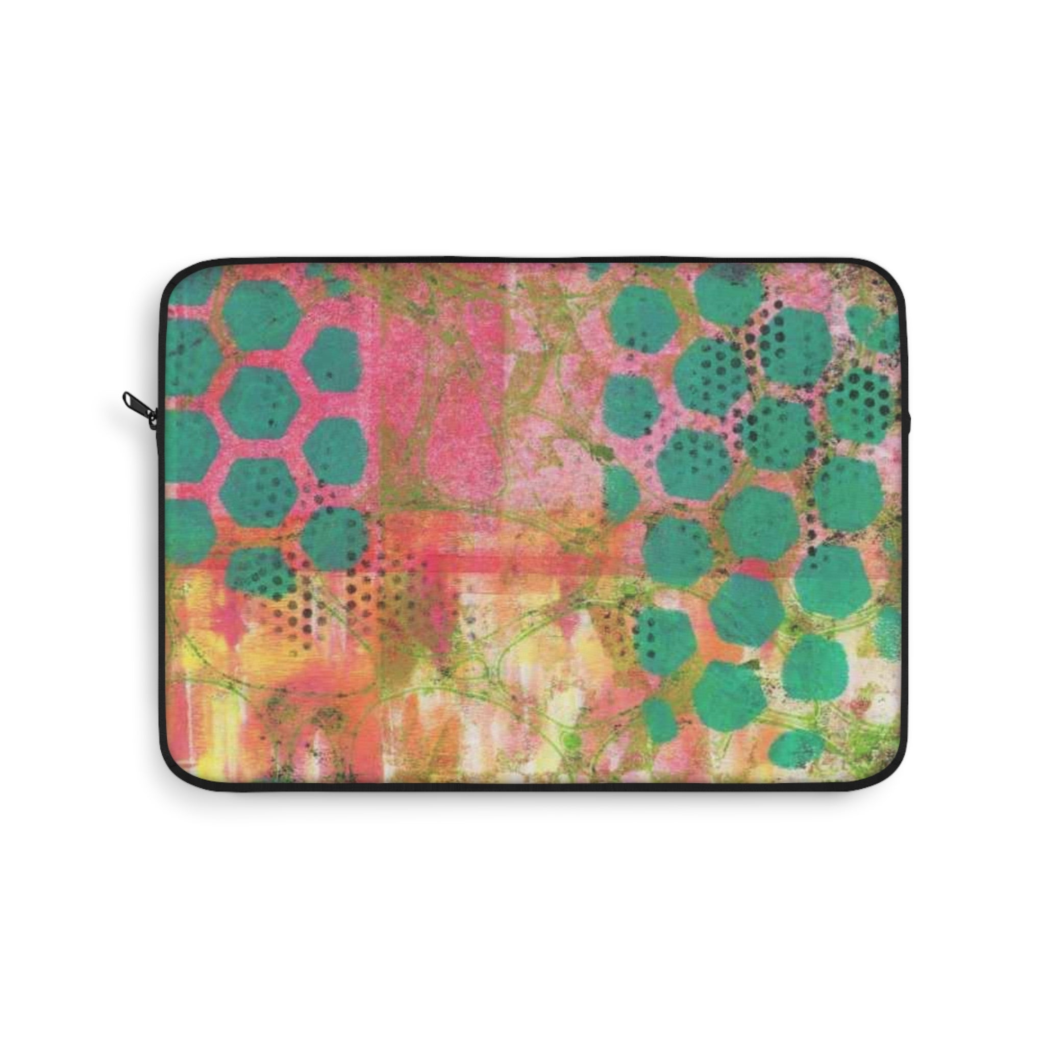 WHIMSY TEAL DOTS KINDLE IPAD & LAPTOP SLEEVE