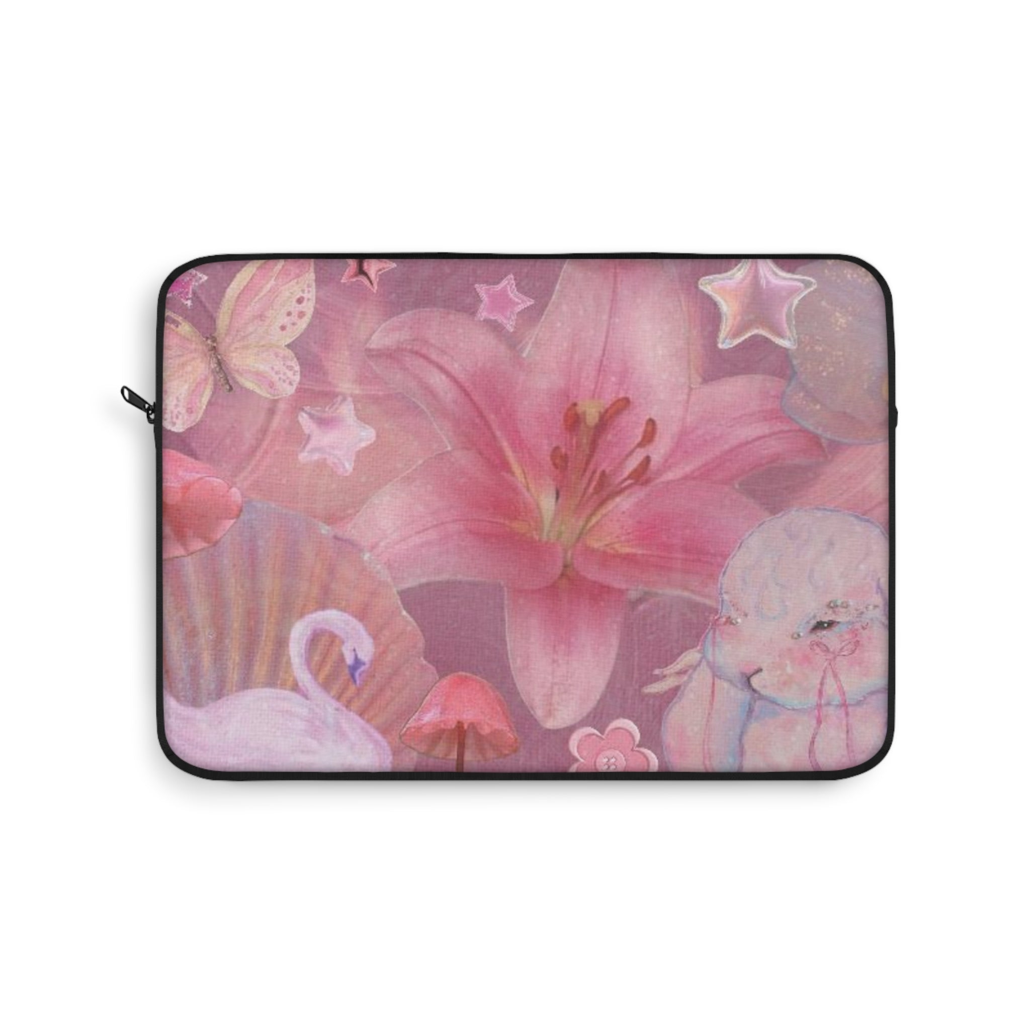 LILY WHIMSY FLOWER KINDLE IPAD & LAPTOP SLEEVE