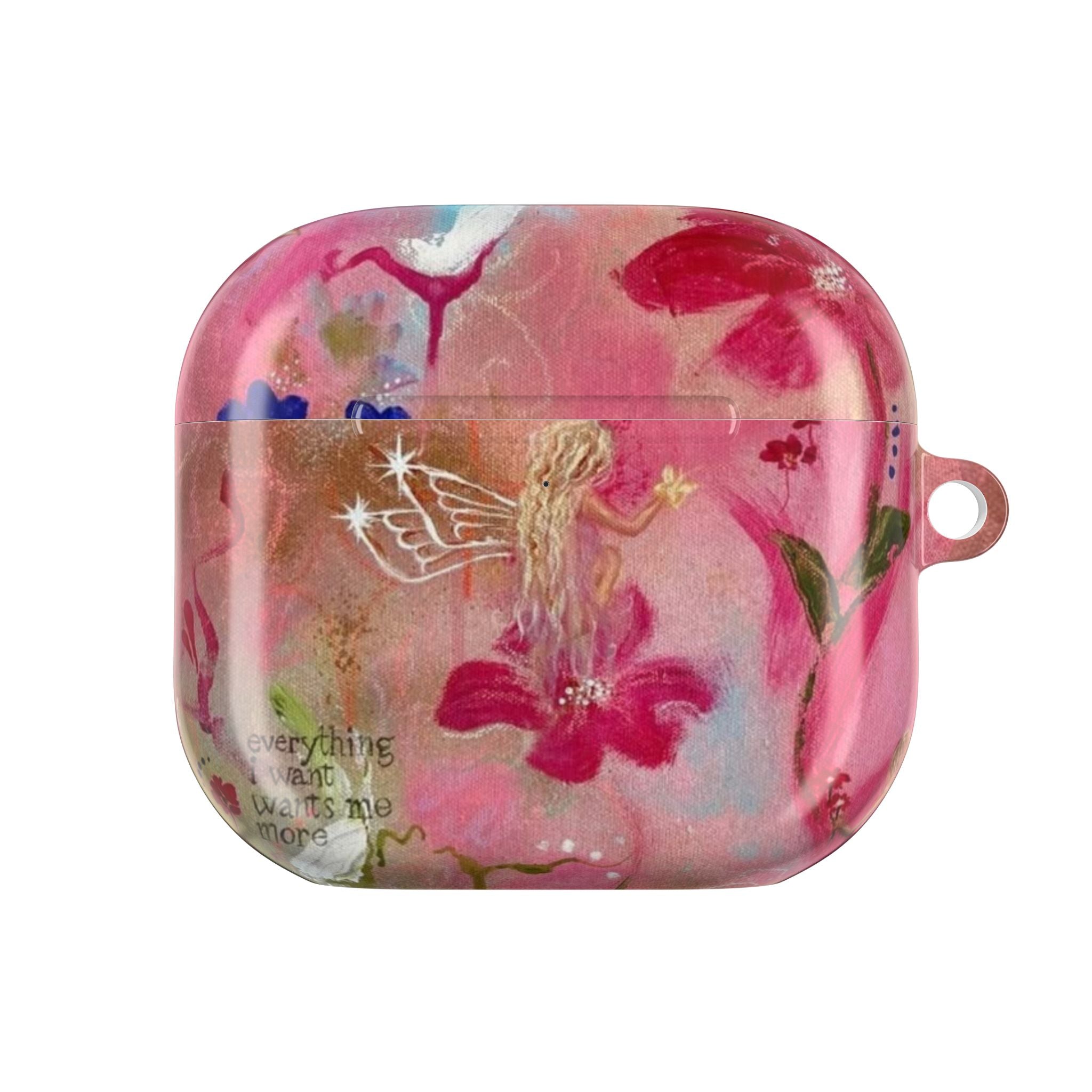 MANIFESTATION FAIRY EVERYTHING I WANT WANTS ME TOO AIRPOD CASE
