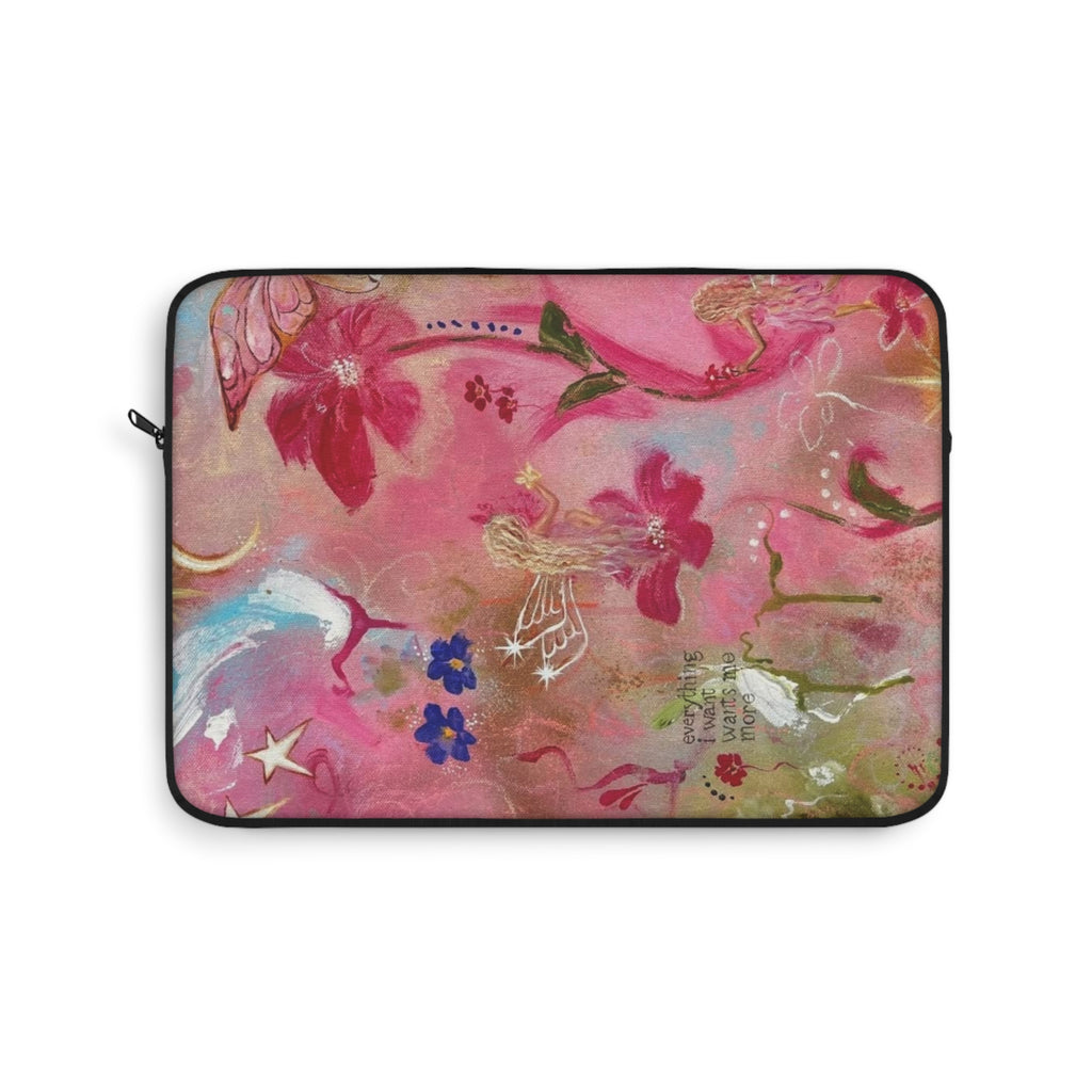 MANIFESTATION FAIRY EVERYTHING I WANT WANTS ME TOO KINDLE IPAD & LAPTOP SLEEVE