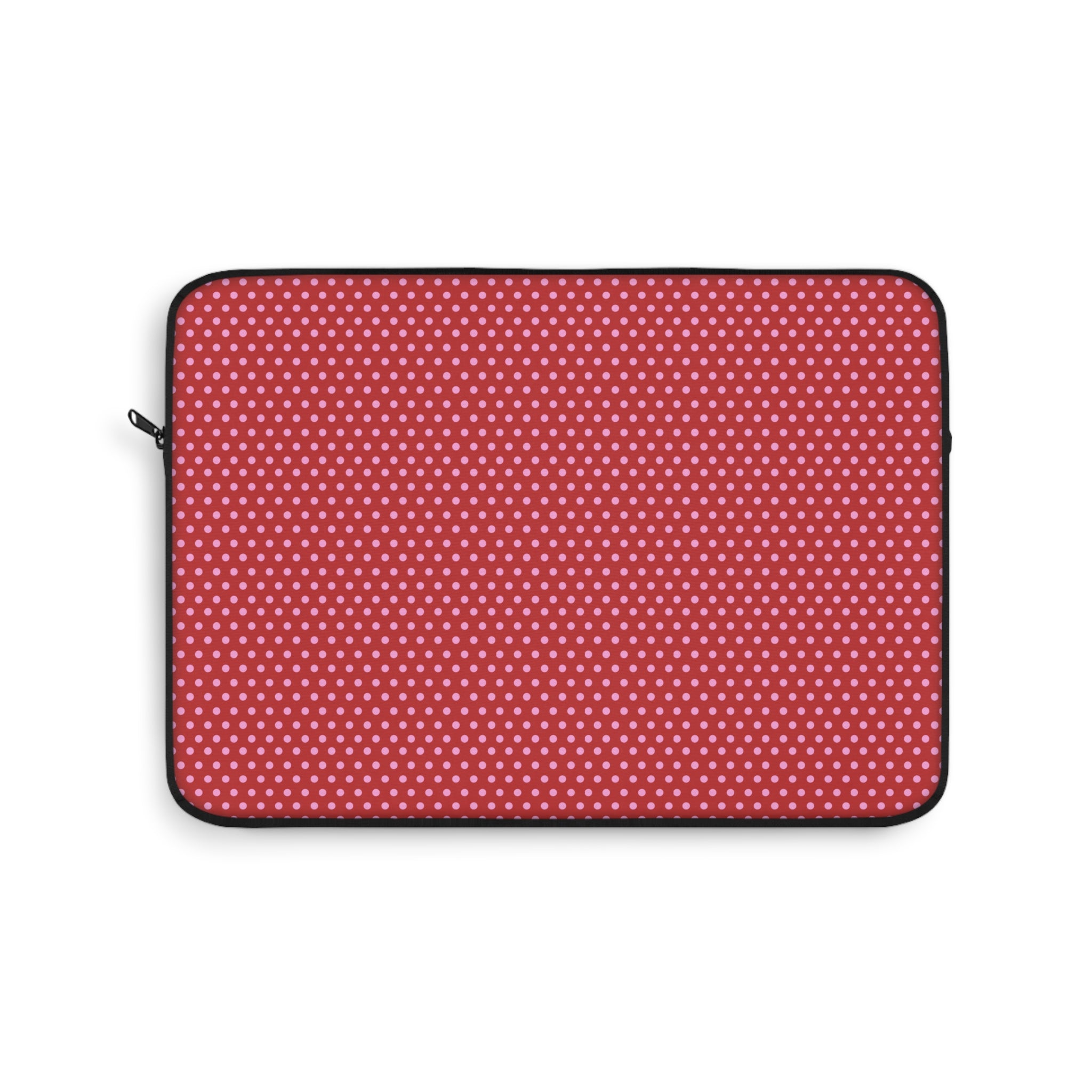 RED PINK POLKA DOTS KINDLE IPAD & LAPTOP SLEEVE
