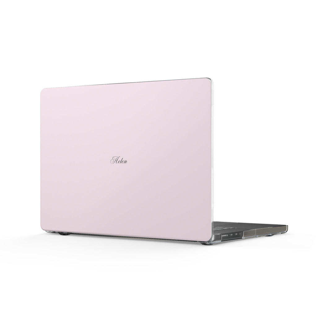 PERSONALIZED NAME CUSTOM BABY PINK MACBOOK COVERS