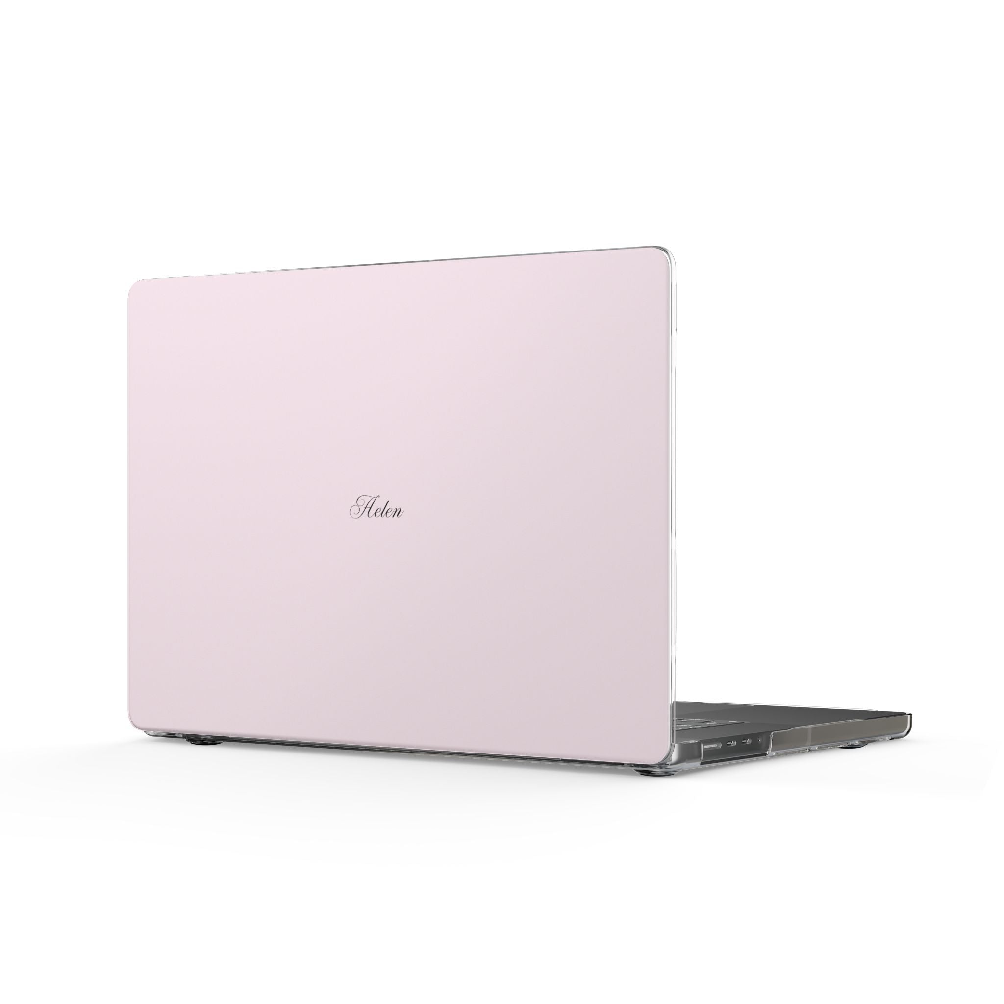 PERSONALIZED NAME CUSTOM BABY PINK MACBOOK COVERS