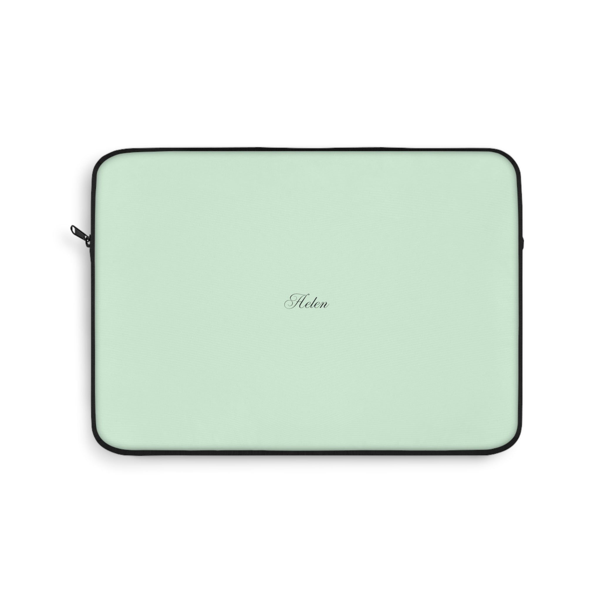 PERSONALIZED NAME CUSTOM PASTEL GREEN KINDLE IPAD & LAPTOP SLEEVE