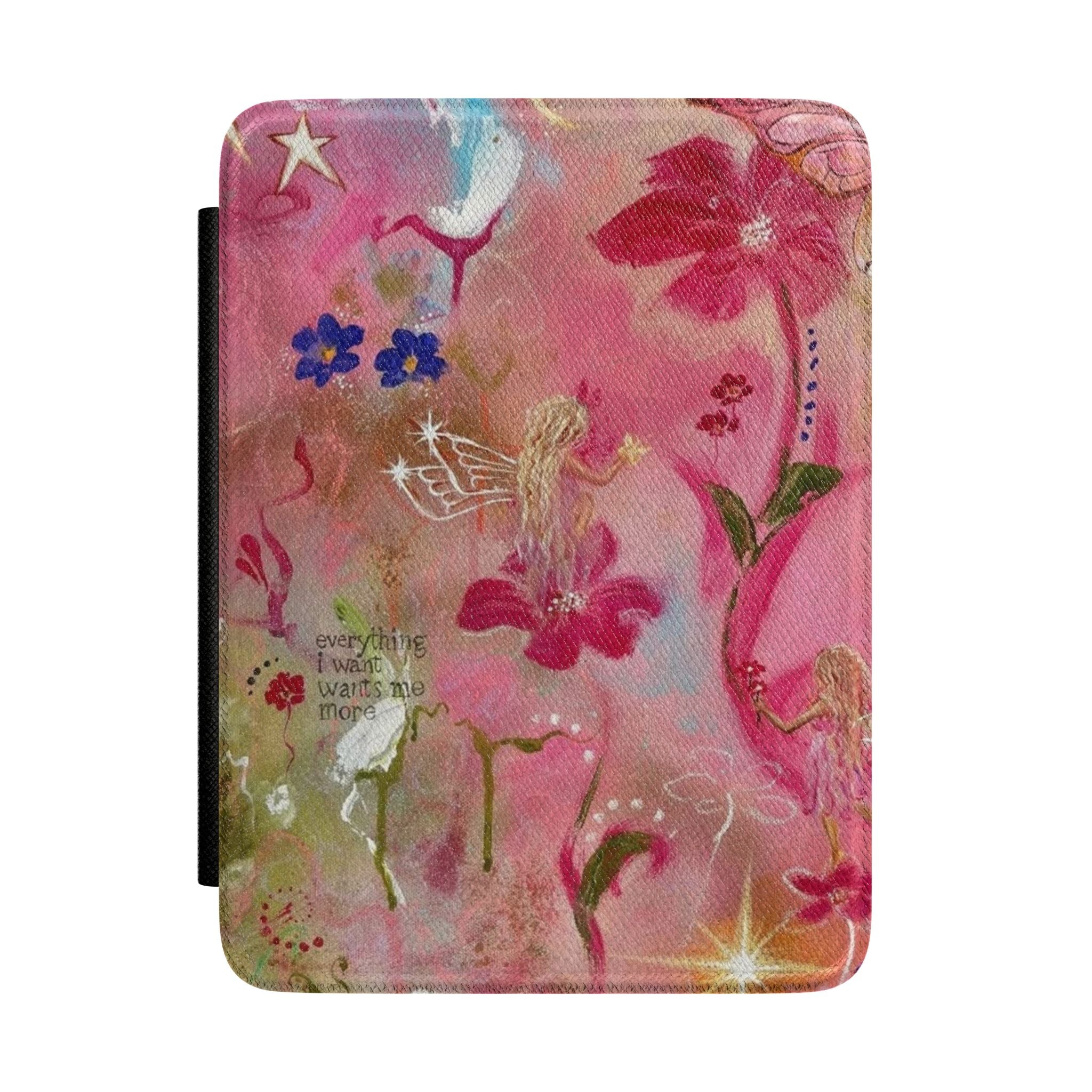 MANIFESTATION FAIRY EVERYTHING I WANT WANTS ME TOO KINDLE CASE HARDCOVER