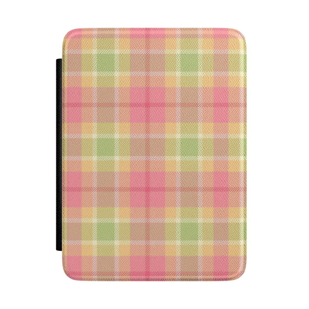 GUAVA PLAID KINDLE CASE HARDCOVER