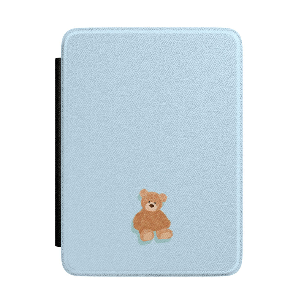 BABY BLUE TEDDY BEAR KINDLE CASE HARDCOVER