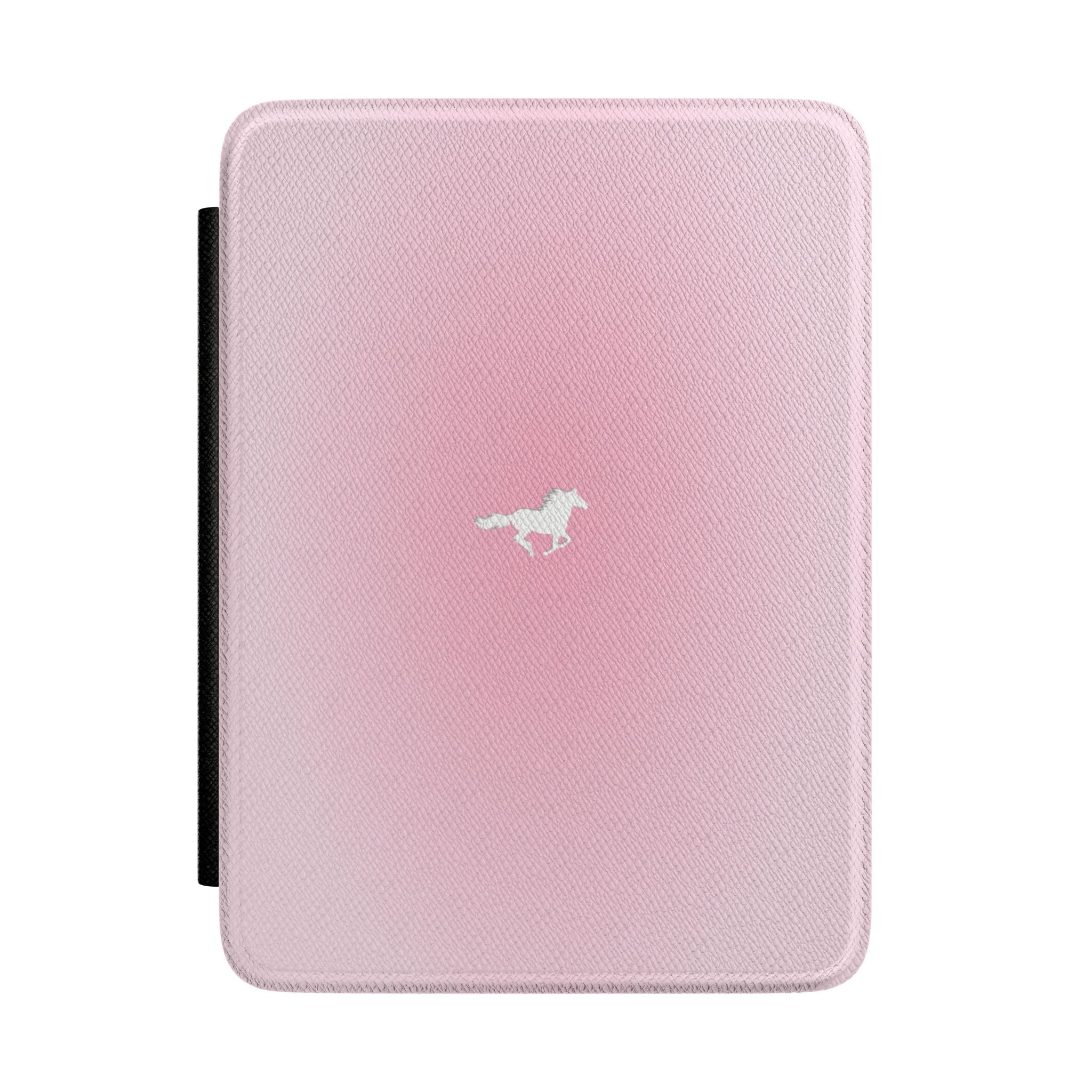 PINK AURA WESTERN HORSE KINDLE CASE HARDCOVER