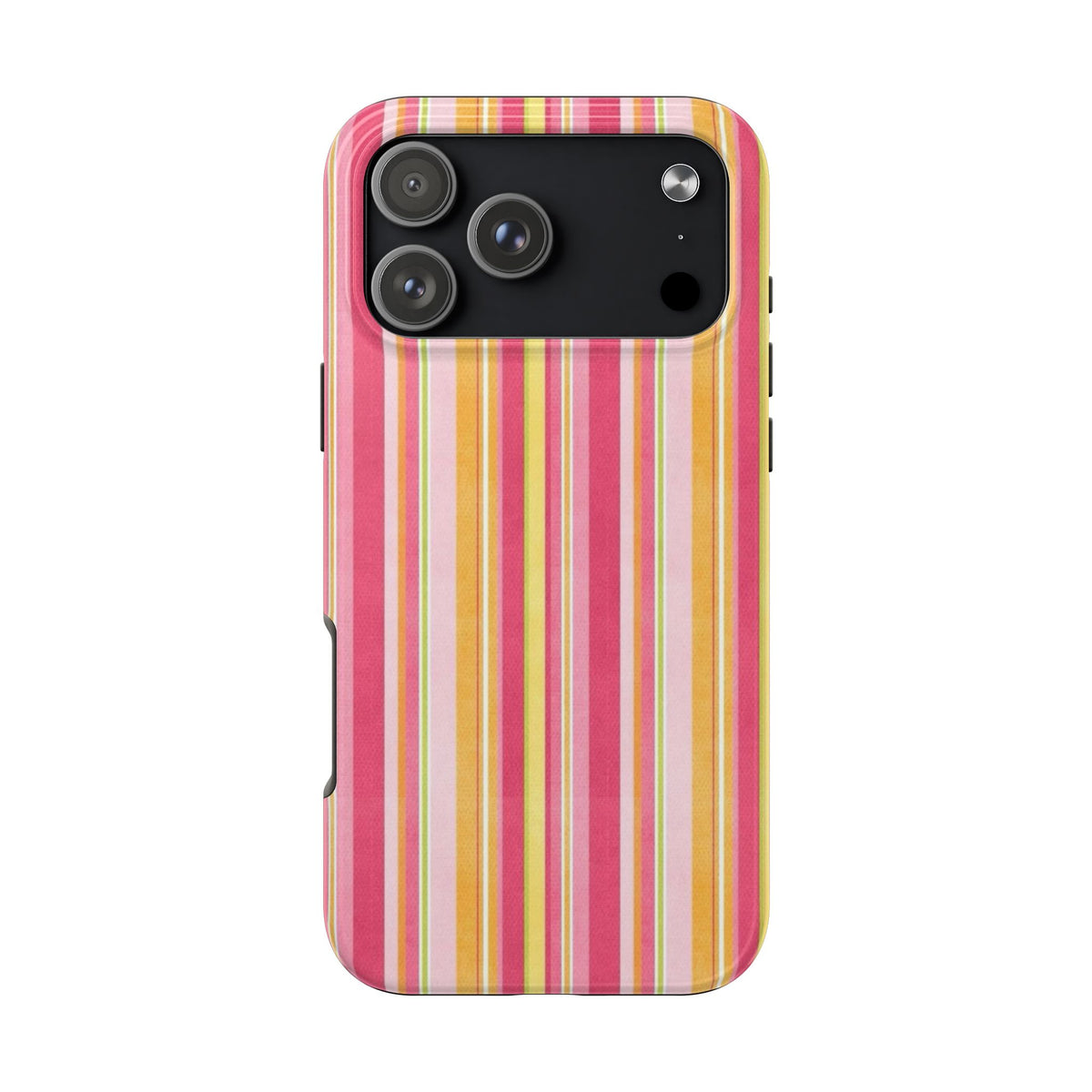 GRAPEFRUIT STRIPES PHONE CASE