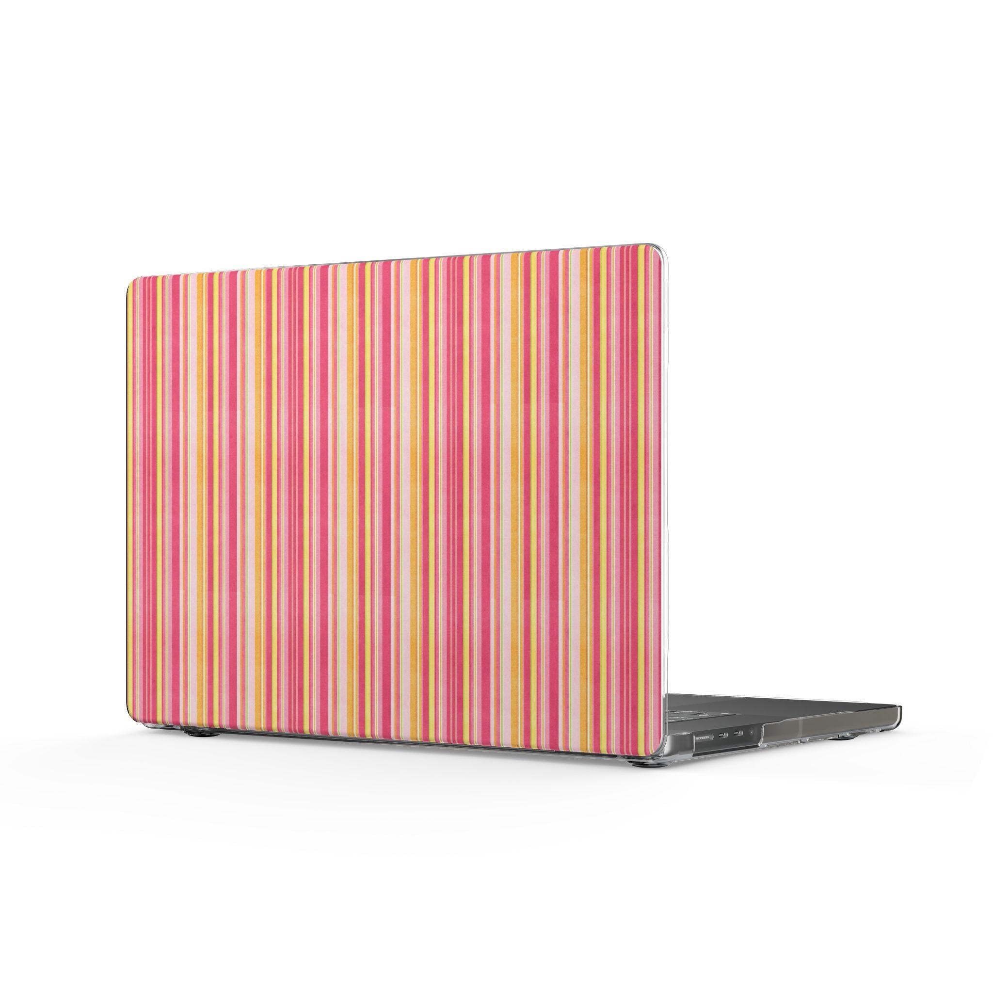 GRAPEFRUIT STRIPES MACBOOK COVERS