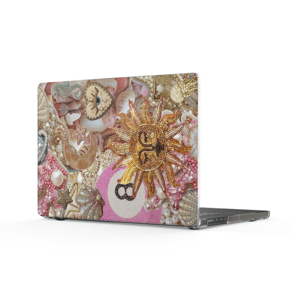 GOLD ROSY MUSE MACBOOK COVERS