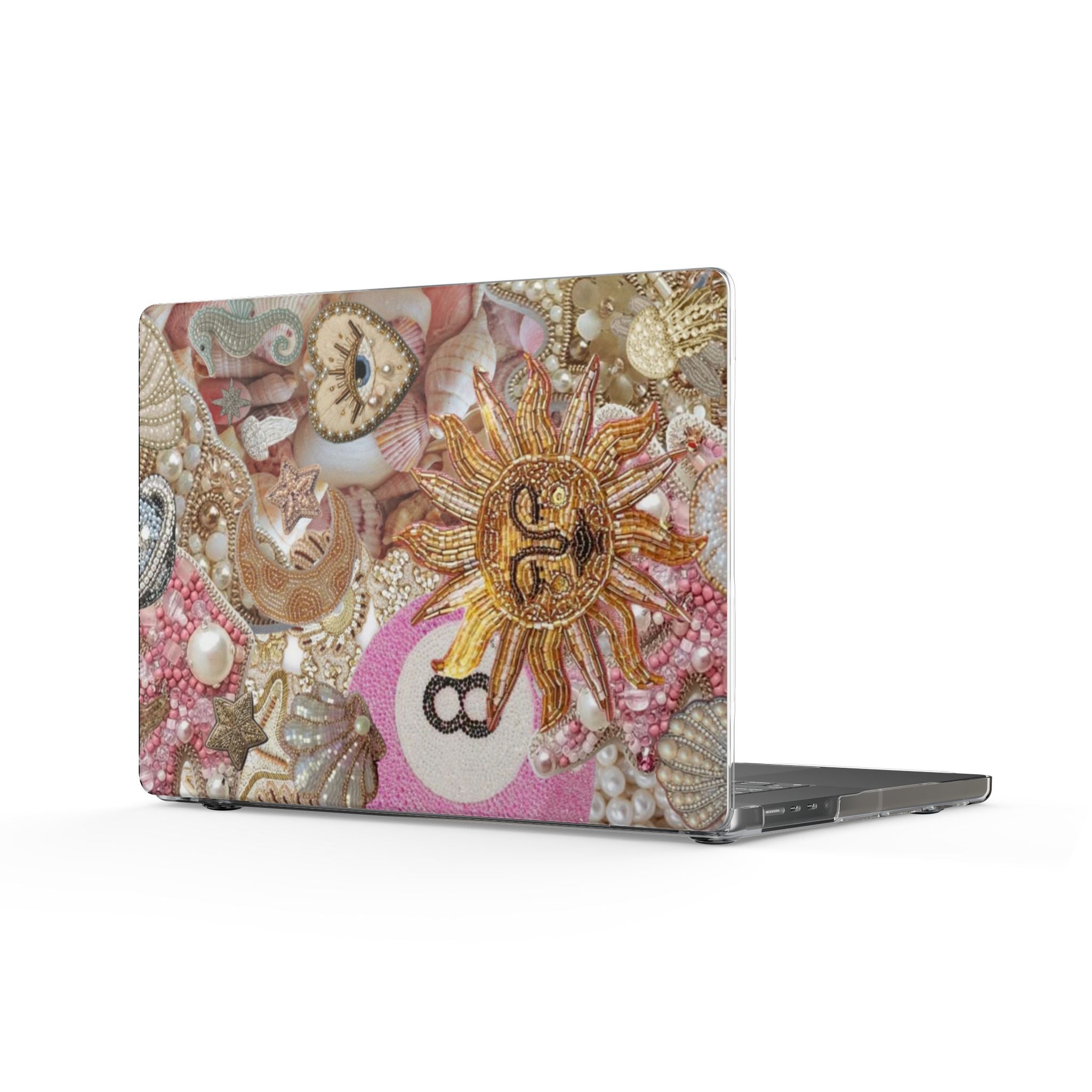 GOLD ROSY MUSE MACBOOK COVERS