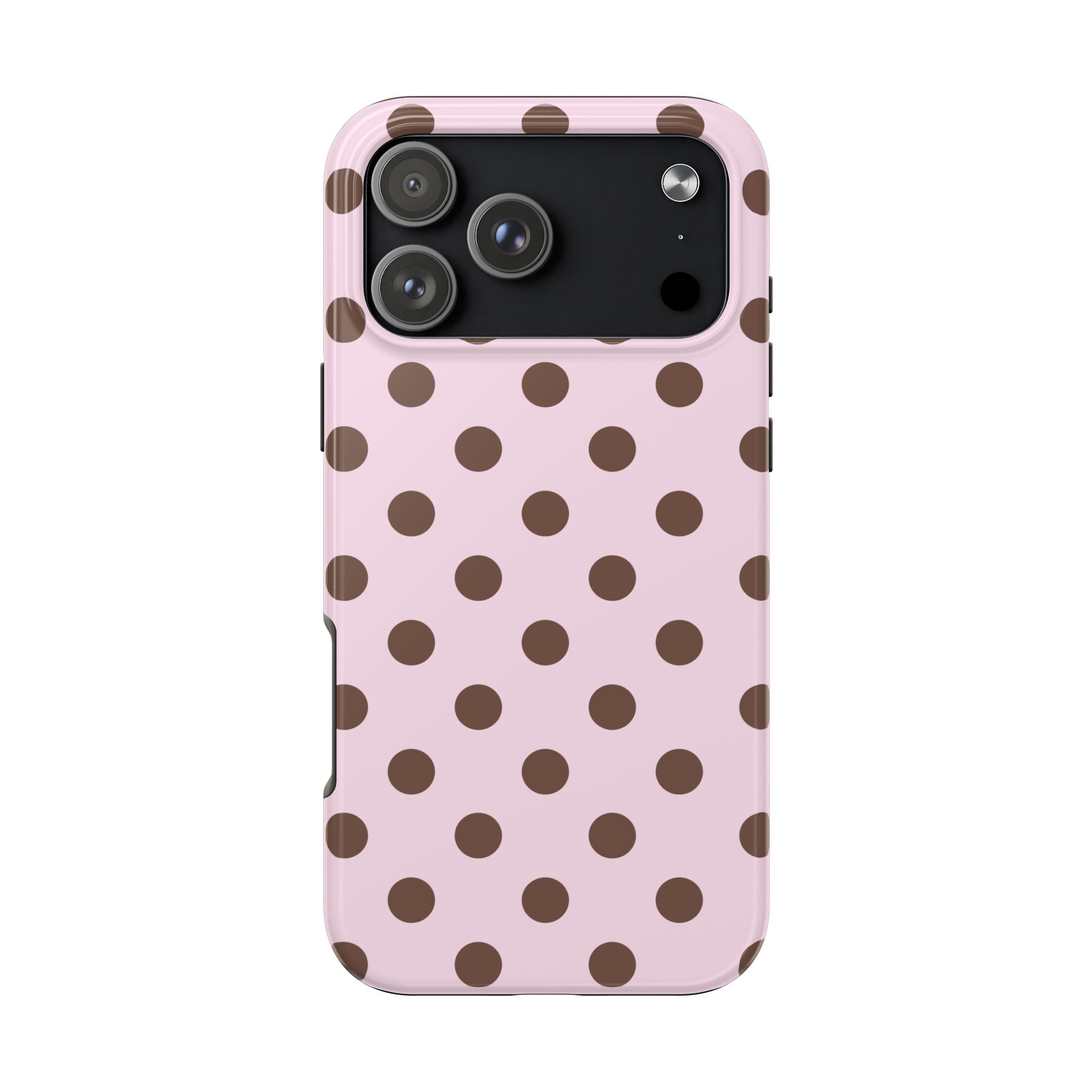 SWEET COCOA POLKA DOTS PHONE CASE