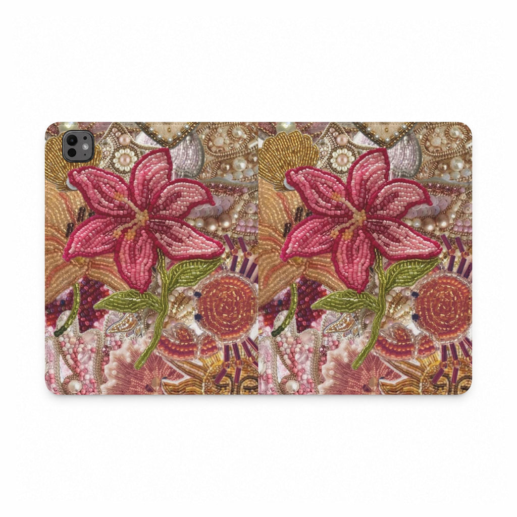 ORIENTAL LILY IPAD TABLET FOLIO CASE