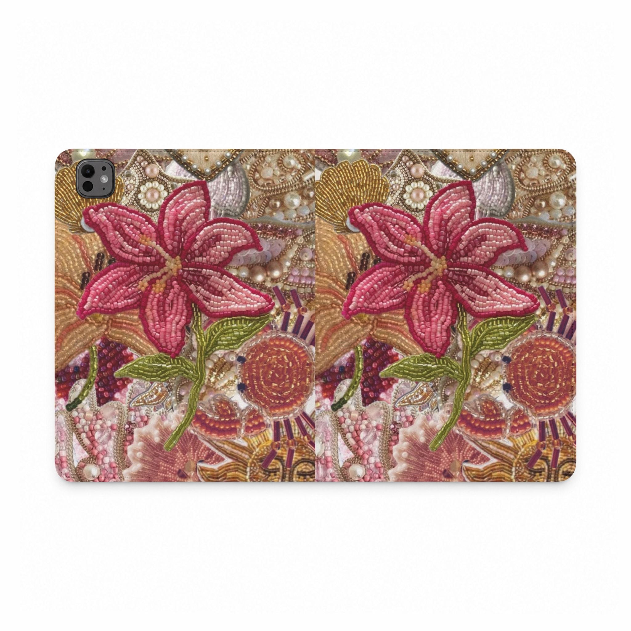 ORIENTAL LILY IPAD TABLET FOLIO CASE