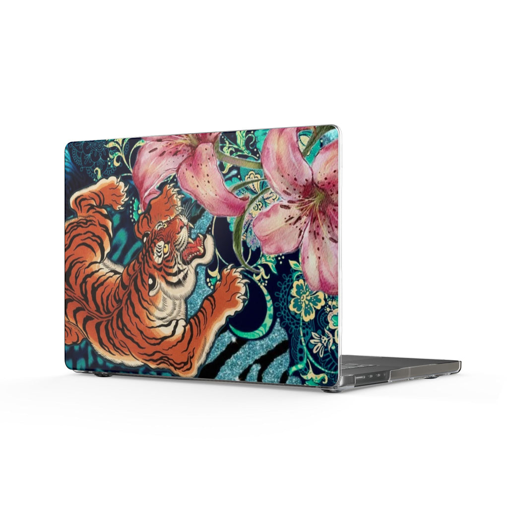 NAVY REVERIE TIGER MACBOOK COVERS