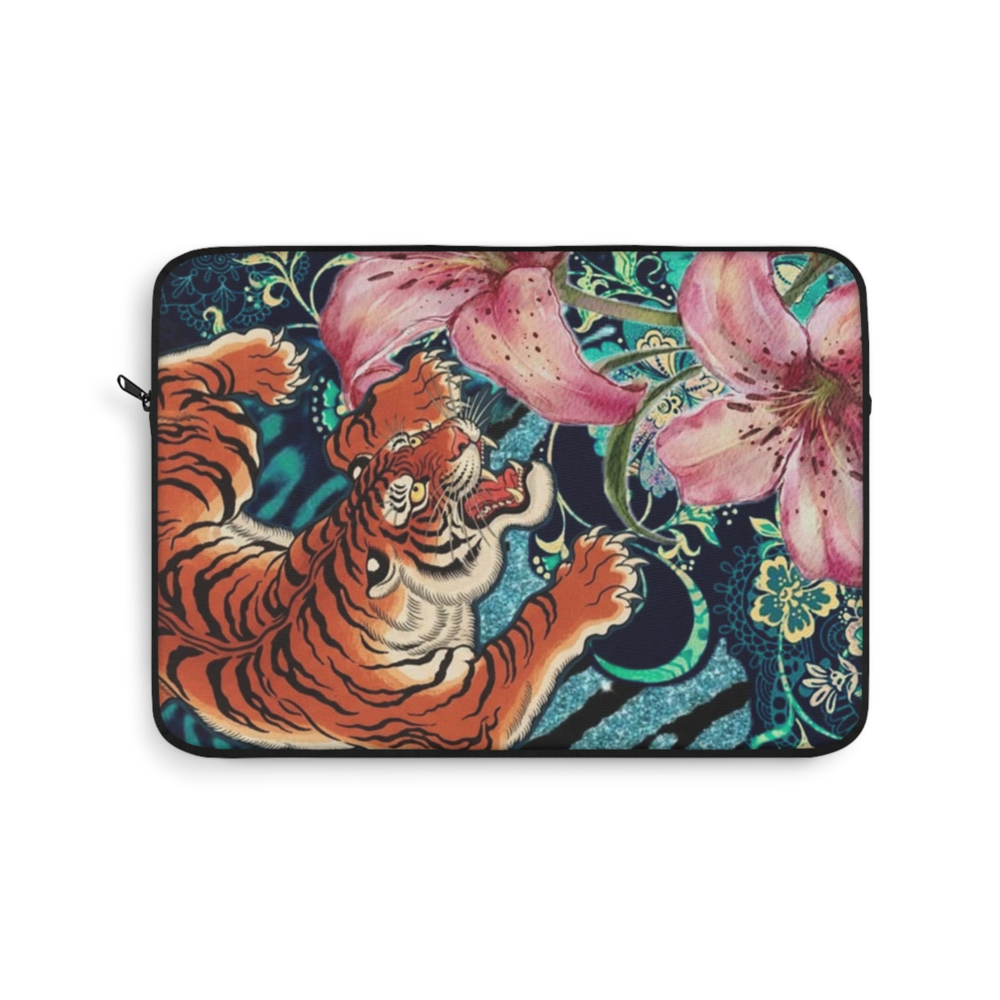 NAVY REVERIE TIGER KINDLE IPAD & LAPTOP SLEEVE
