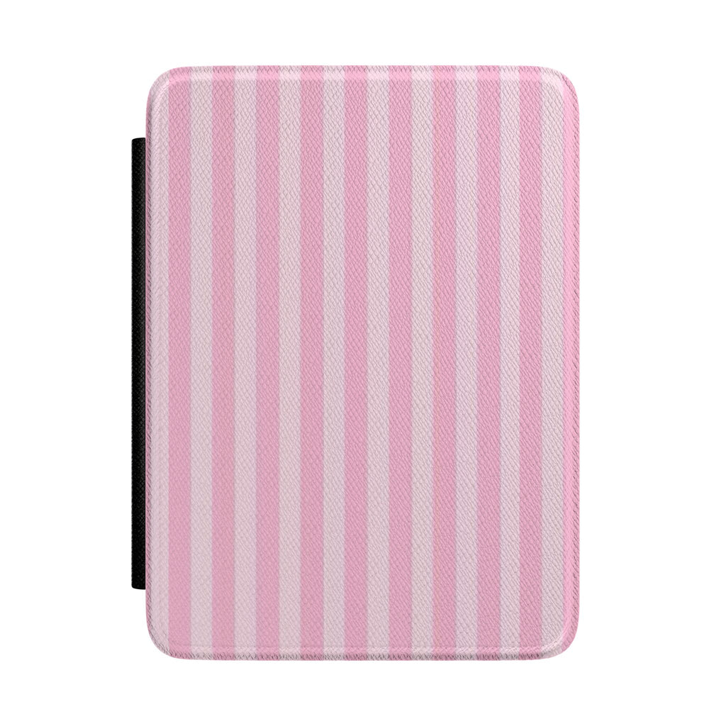 PINK MARSHMALLOW STRIPED KINDLE CASE HARDCOVER
