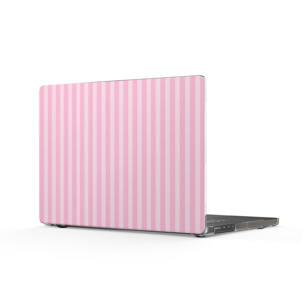 PINK MARSHMALLOW STRIPED MACBOOK COVERS