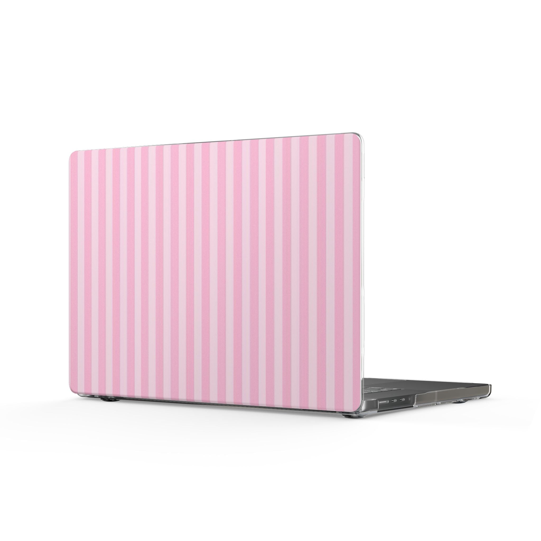 PINK MARSHMALLOW STRIPED MACBOOK COVERS